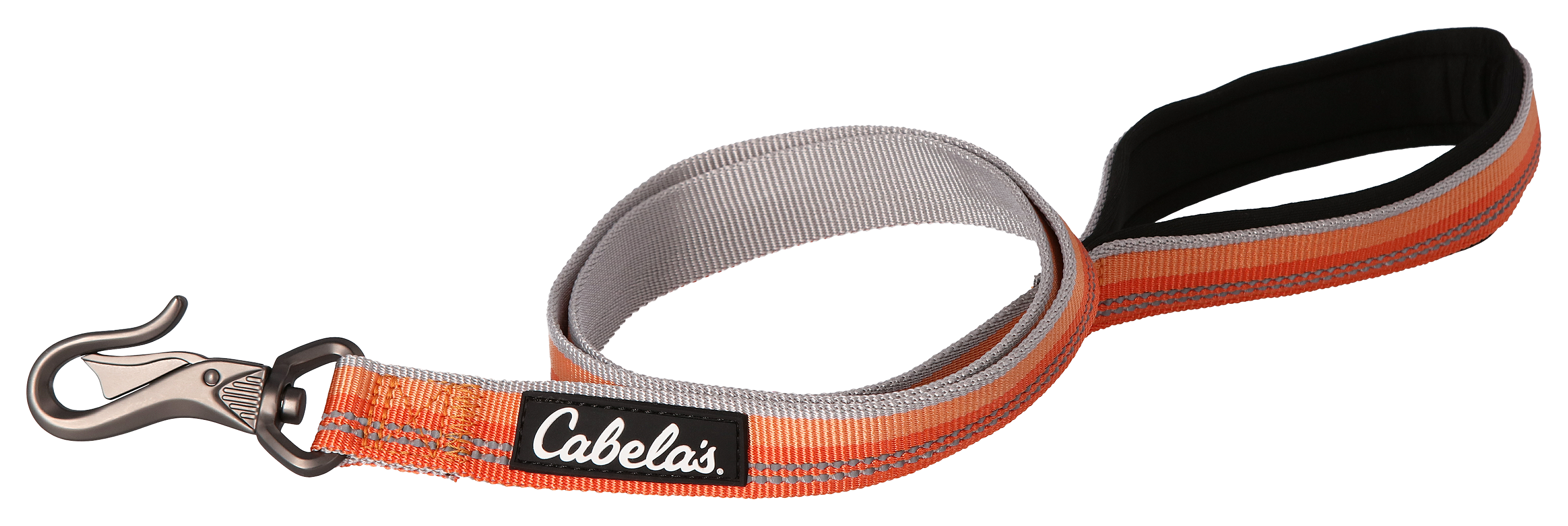 Cabela's Reflective Dog Leash - Orange/Gray - Cabela's