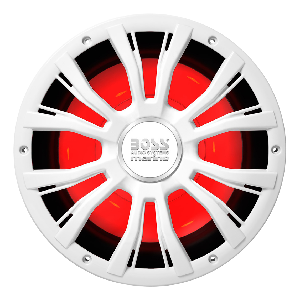 Boss MRGB10B Lighted 10 Marine Subwoofer - White