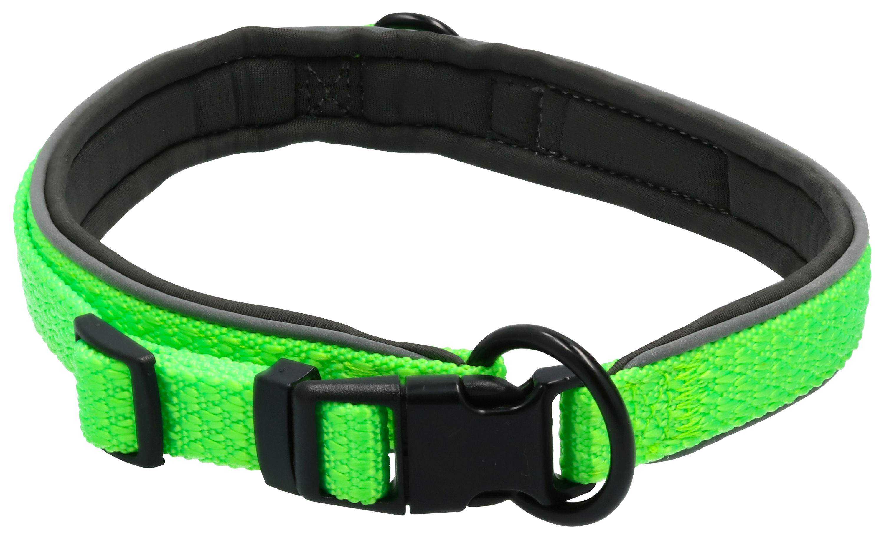 Cabela's Reflective Binding Dog Collar - Lime - 3/4″ x 14″-18″ - Cabela's