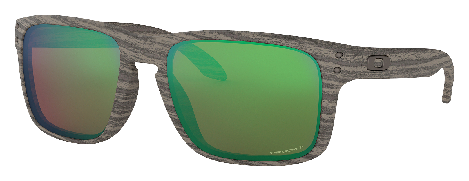 Oakley Holbrook OO9102 Prizm Water Mirror Polarized Sunglasses - Prizm Shallow H2O Mirror/Woodgrain