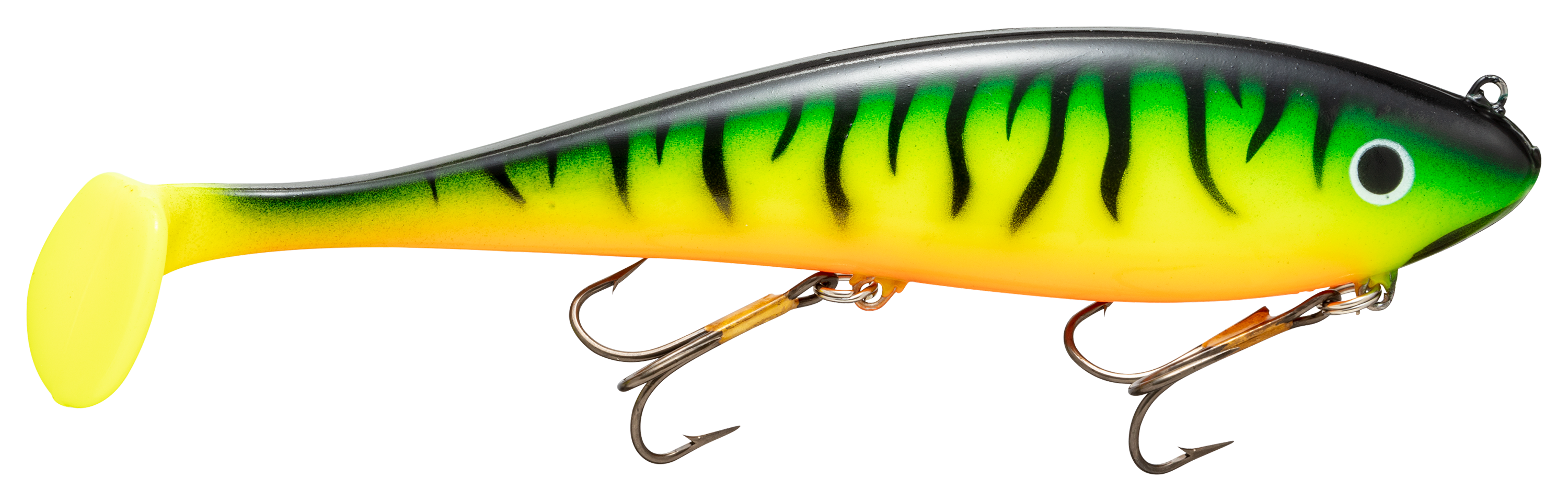 Image of Musky Innovations Swimmin' Dawg - 8″ - Fire Firetiger