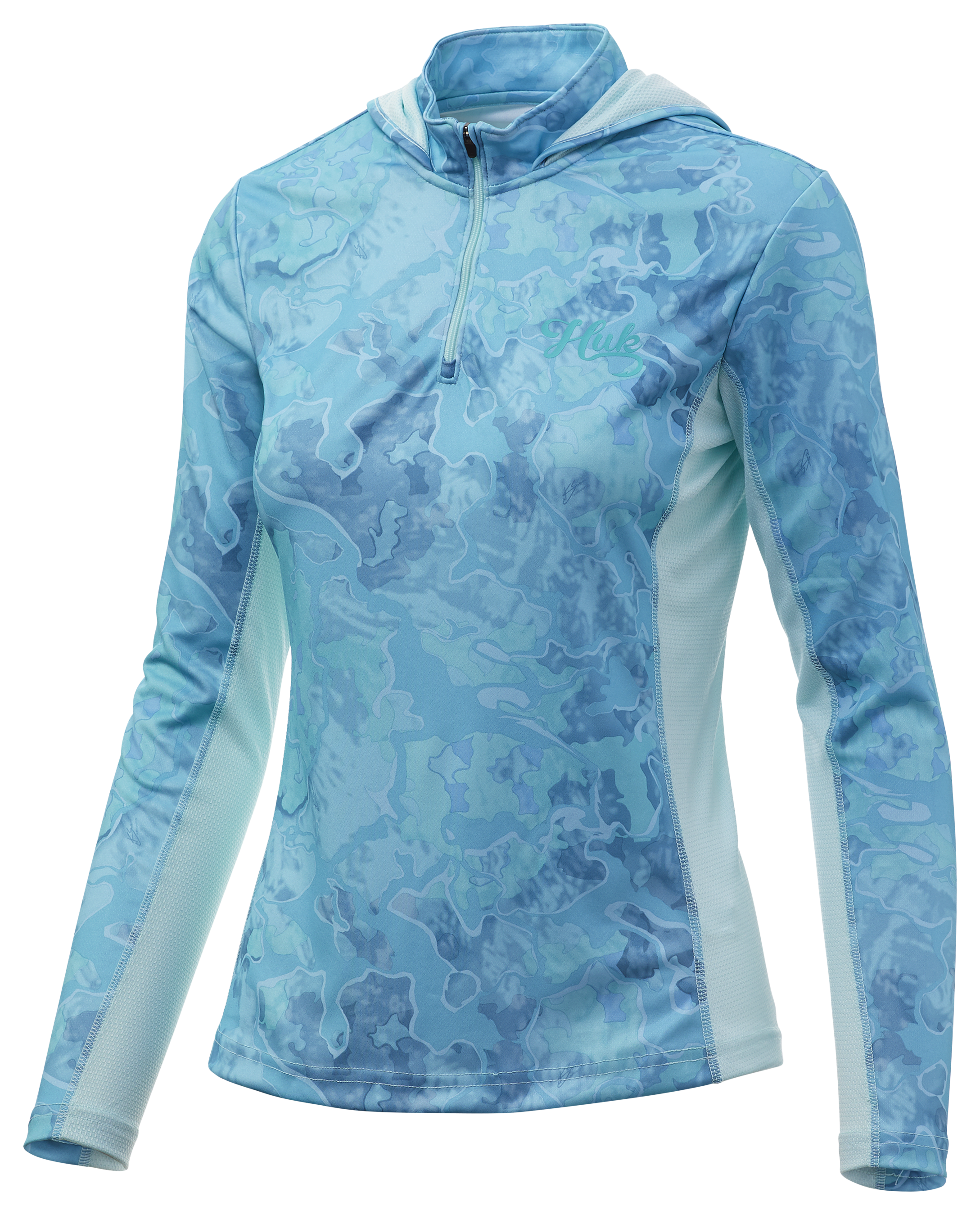 The Huk Icon Camo Long-Sleeve Hoodie for Ladies - Boca Grande - XS