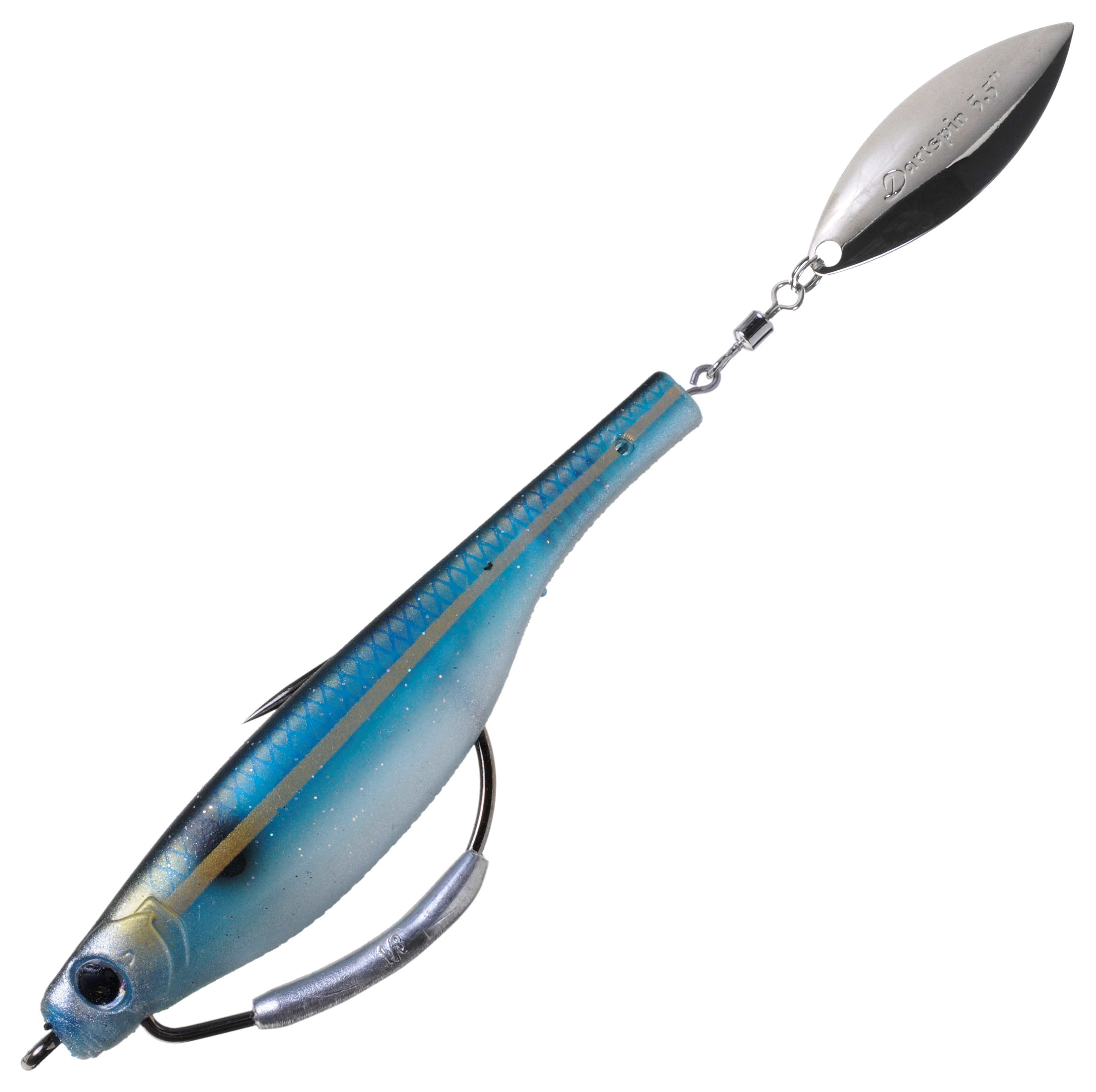 Hyperlastics Dartspin Pro Minnowbait - 1-3/5 oz. - Blue Back