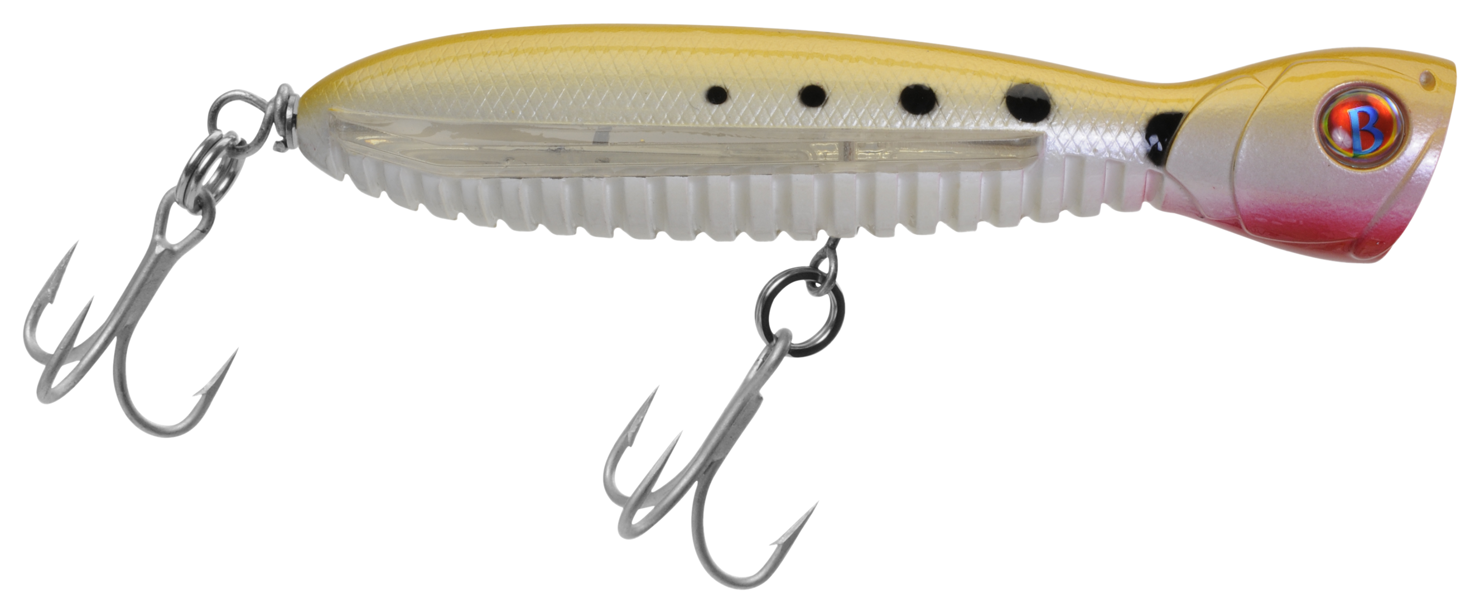 Ocean Born Flying Popper - 2 oz. - Dotted Yellow