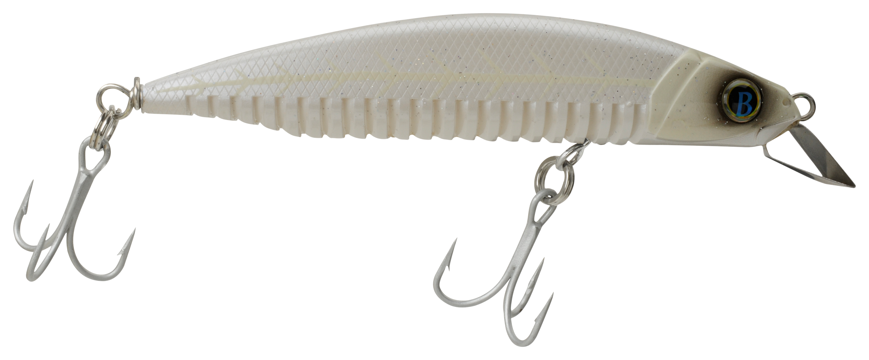 Ocean Born Flying Wideback Minnow - 2-1/2 oz. - White Ghost
