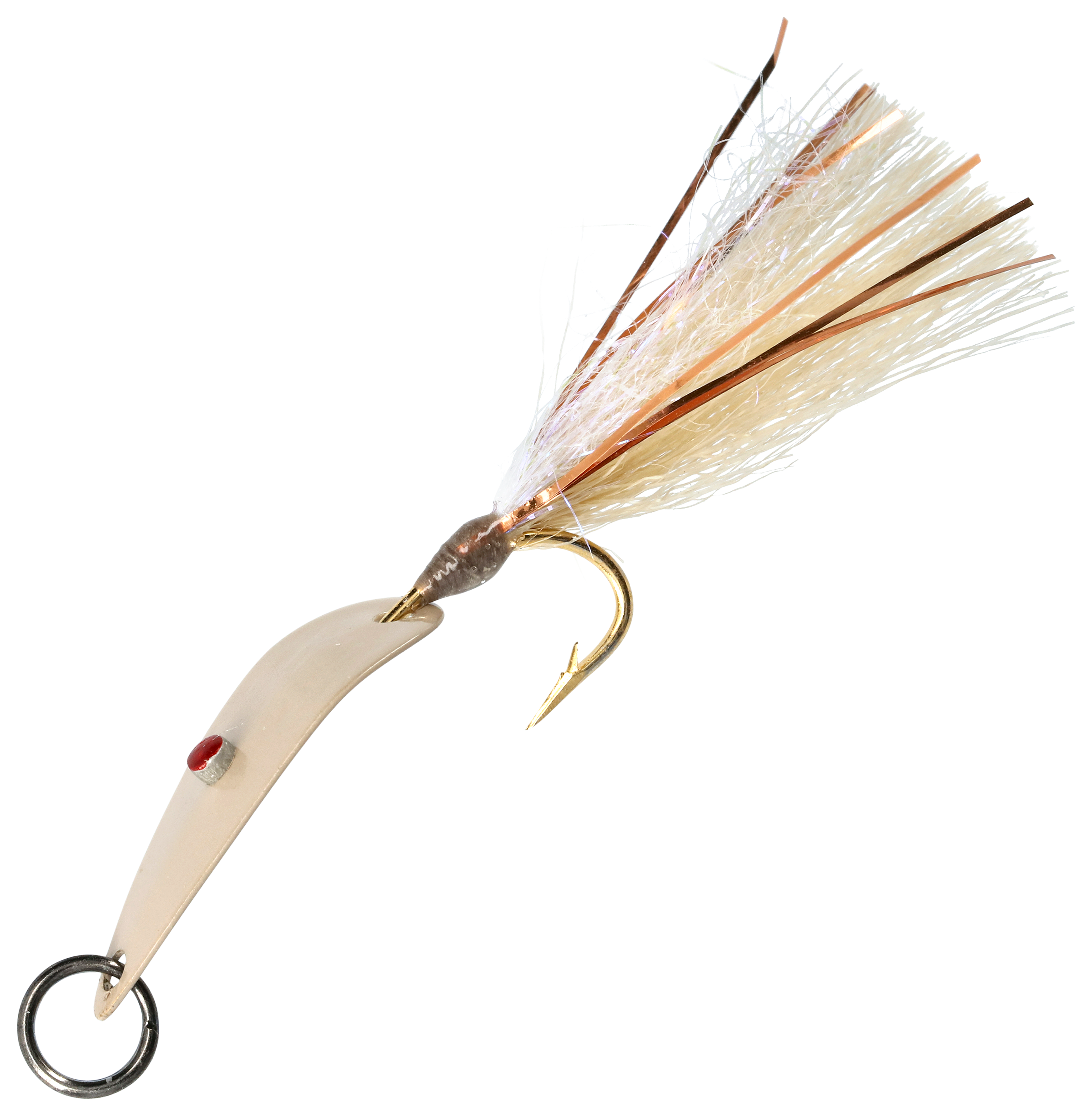 Hofmanns Lures Frizzs Flyrod Spoon - 3/32 oz. - Dark Earth/Brown Golden F