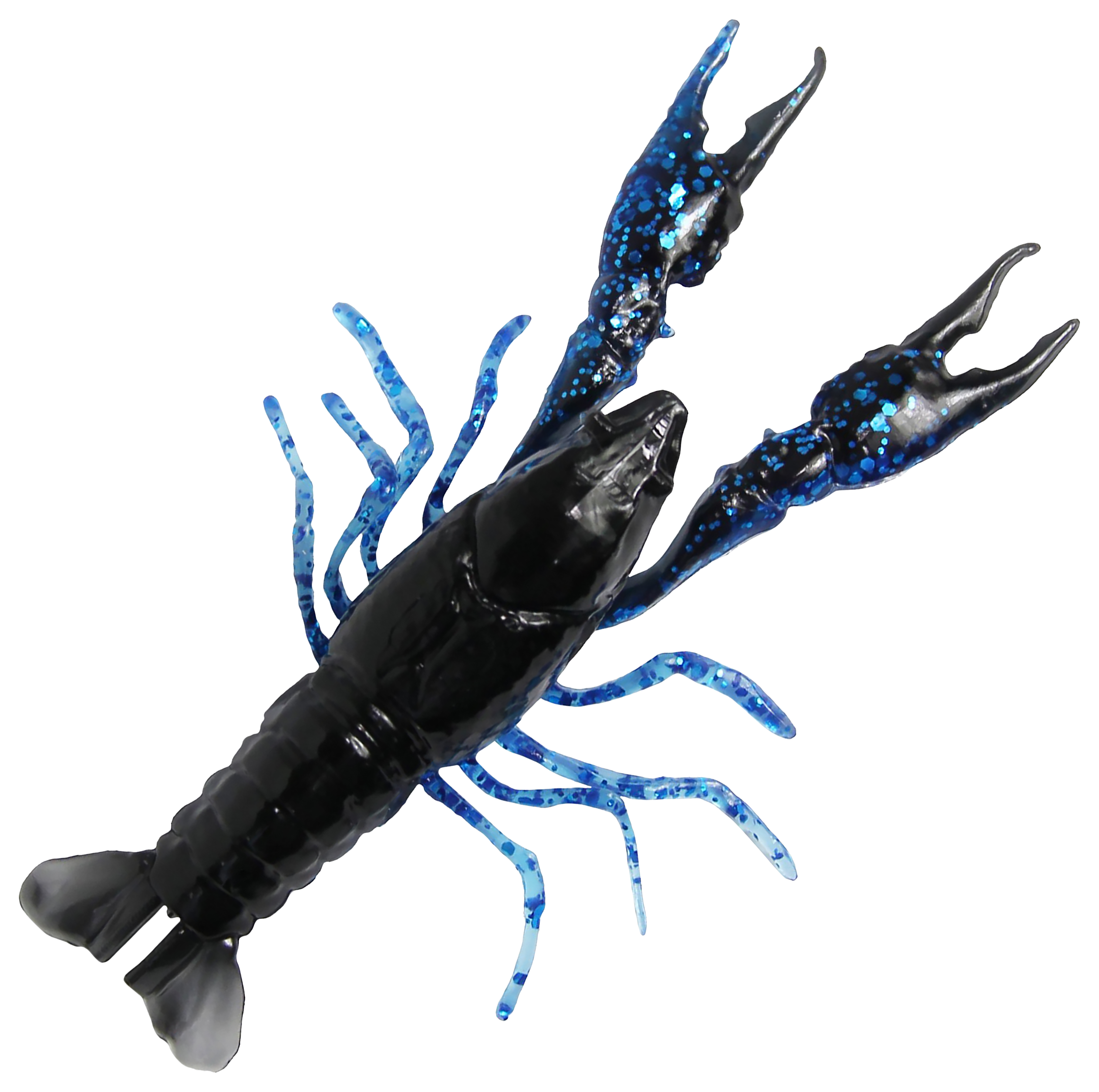 Image of Tackle HD Hi-Def Craw - 3-3/4″ - Black/Blue