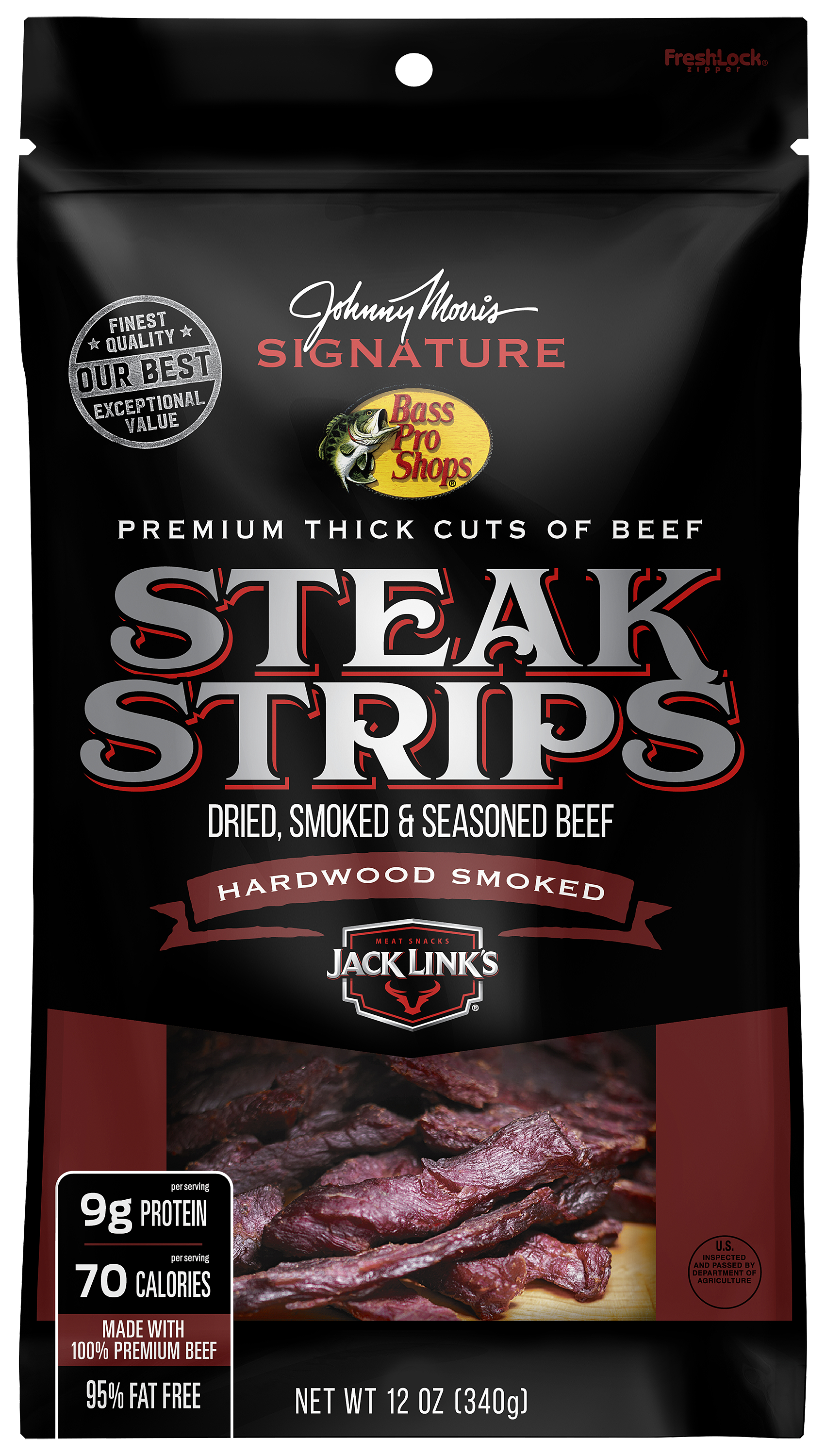Bass Pro Shops Johnny Morris Signature Steak Strips - 12 oz.