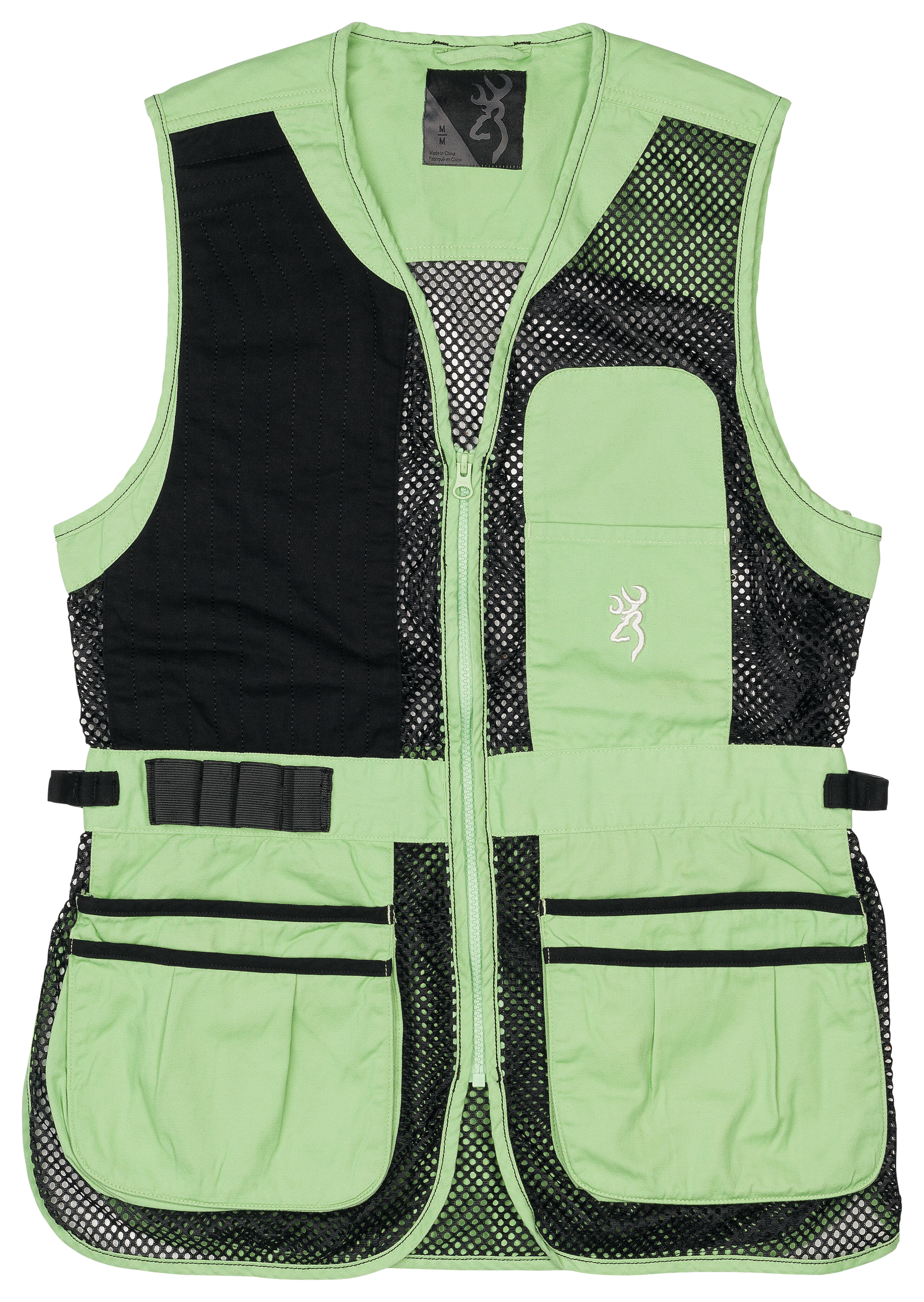 Browning Trapper Creek Mesh Shooting Vest for Ladies - Neo/Black - S - Browning