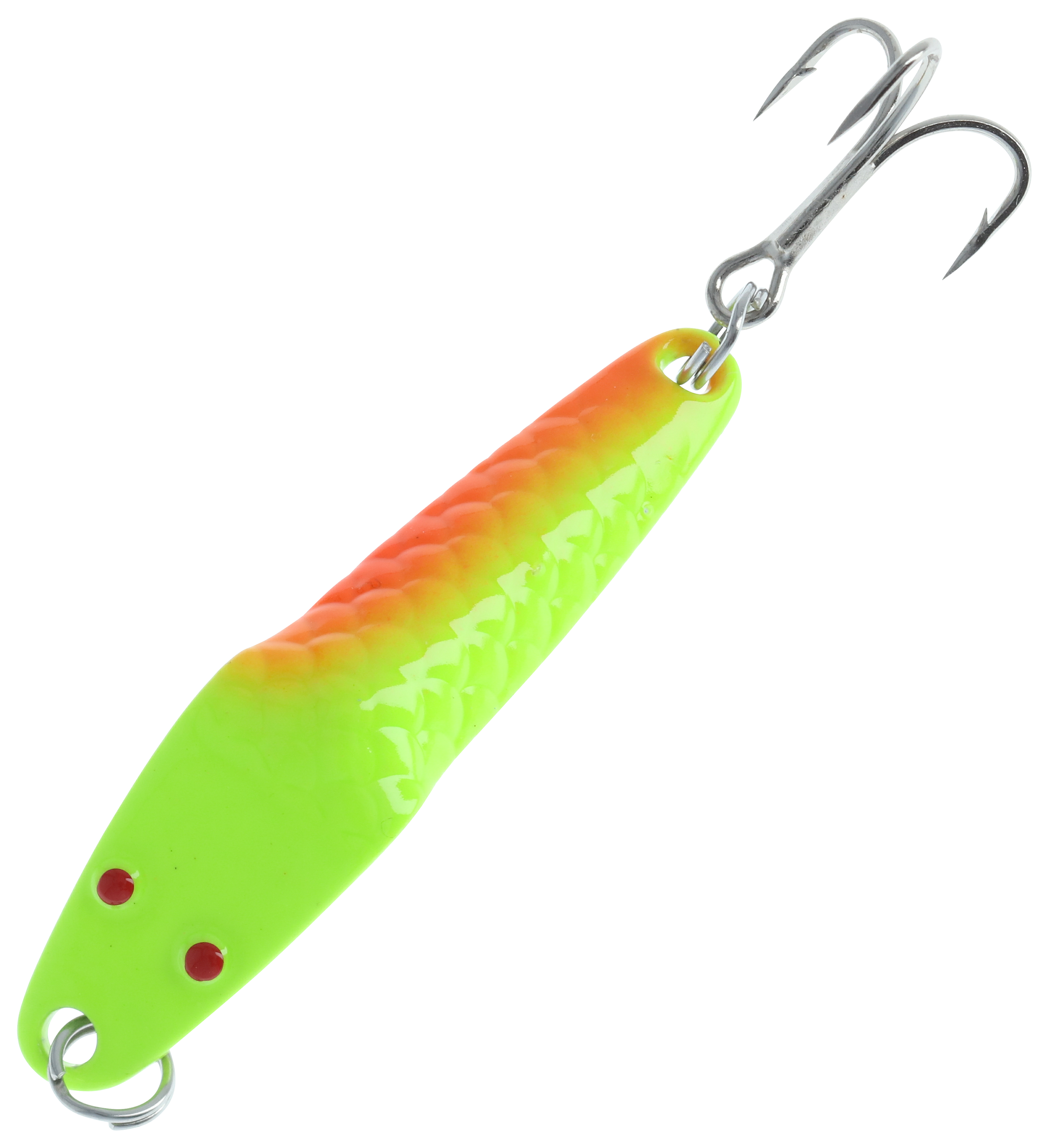 Als Goldfish Forty-Niner Spoon - 1-3/4 - Chartreuse Orange