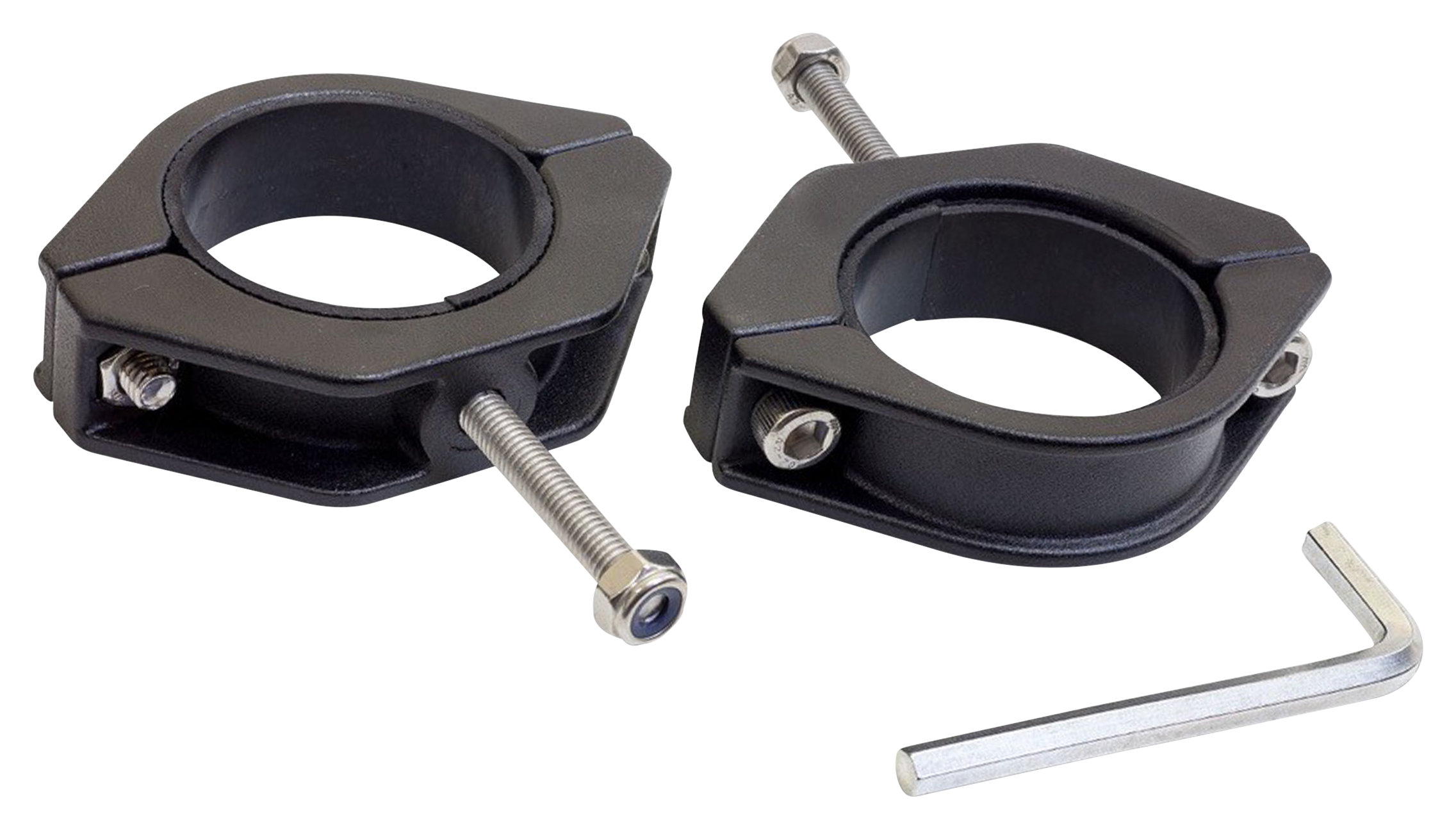 Bazooka Fixed Roll Bar Clamps 2-Pack - Fits 1-3/4 Roll Bars or Wake Tower