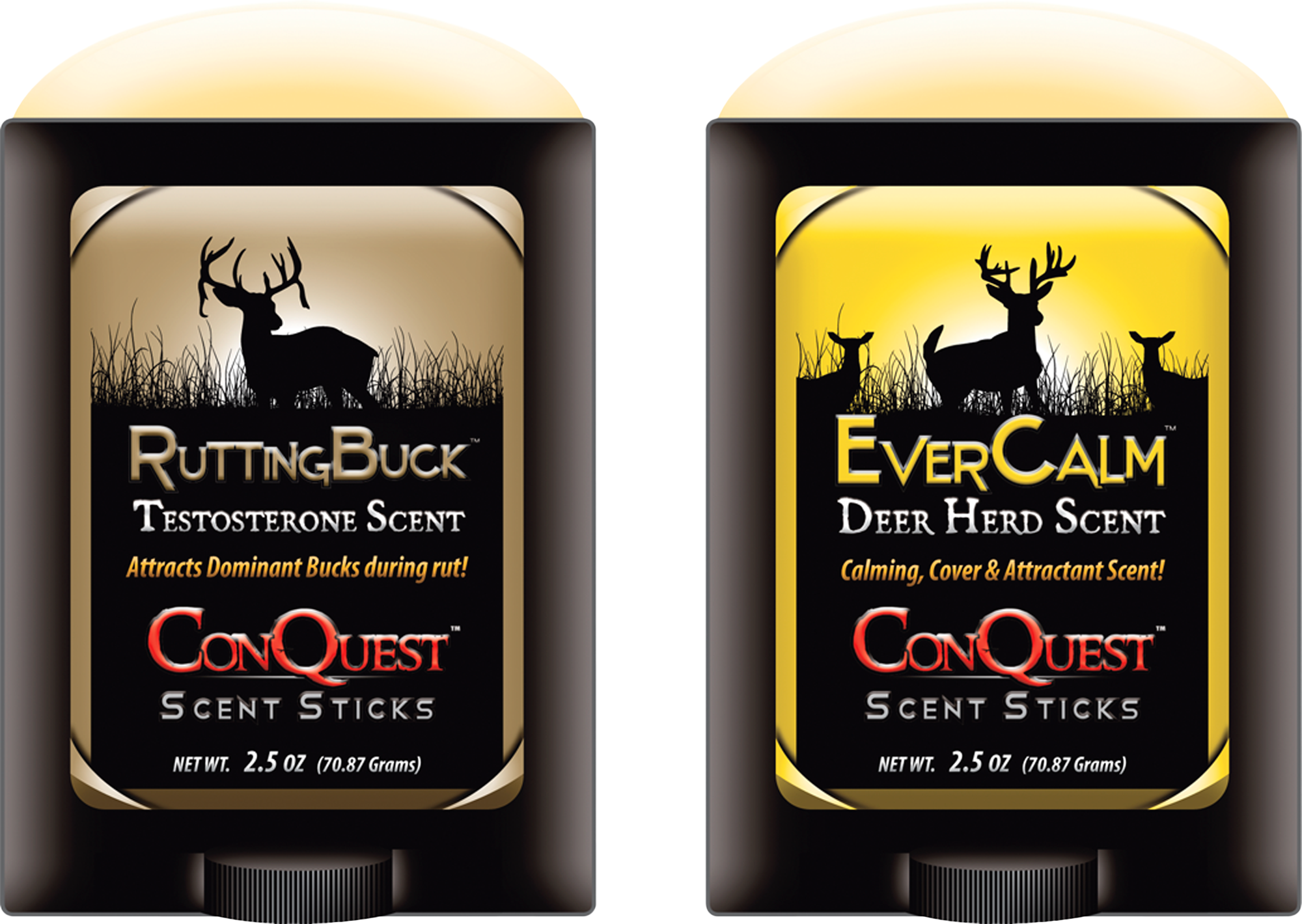 ConQuest Rutting Buck/Deer Herd Scent Stick Combo - Conquest Scents