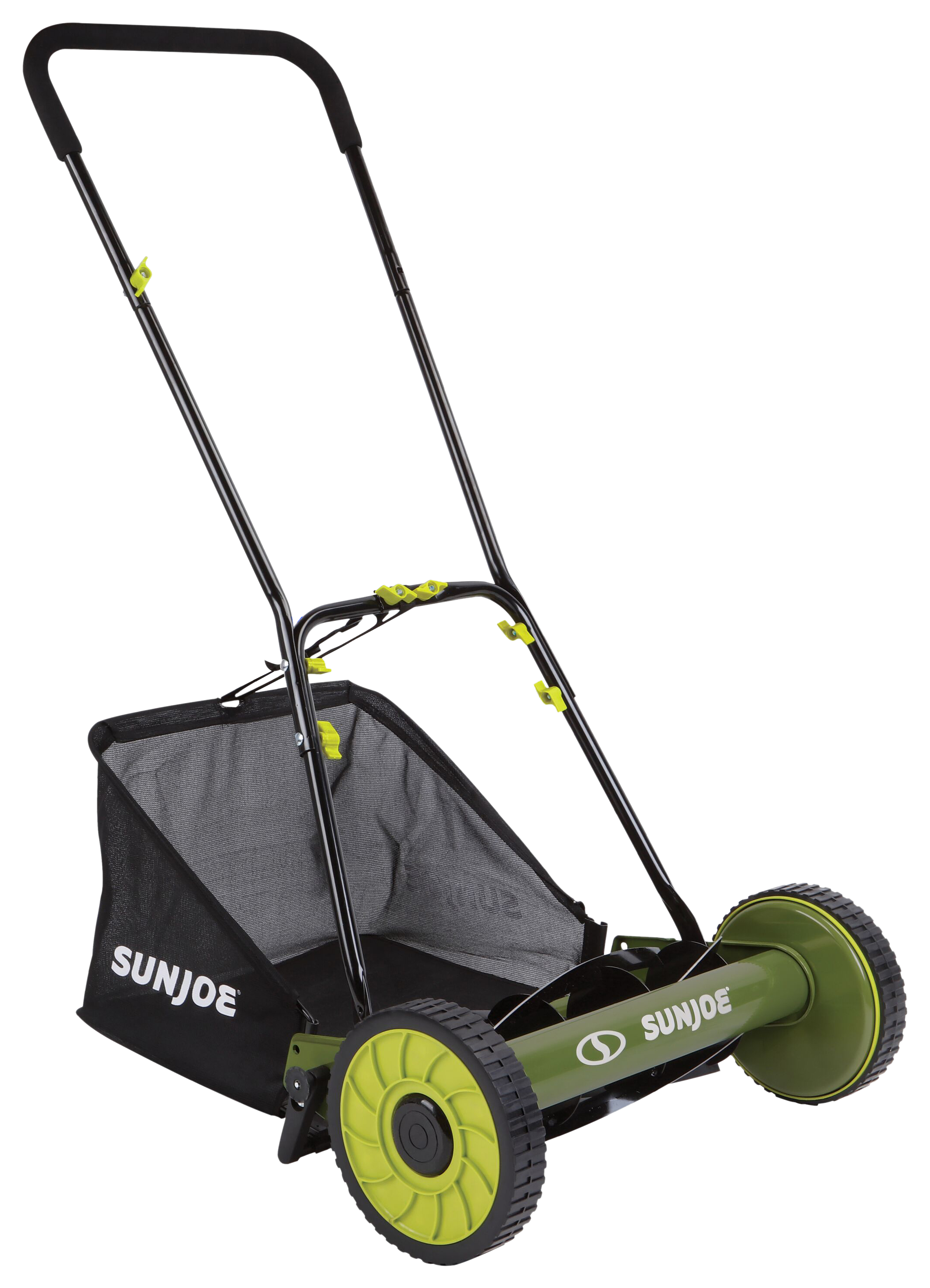 Image of Sun Joe 16″ Manual Reel Mower with Grass Catcher