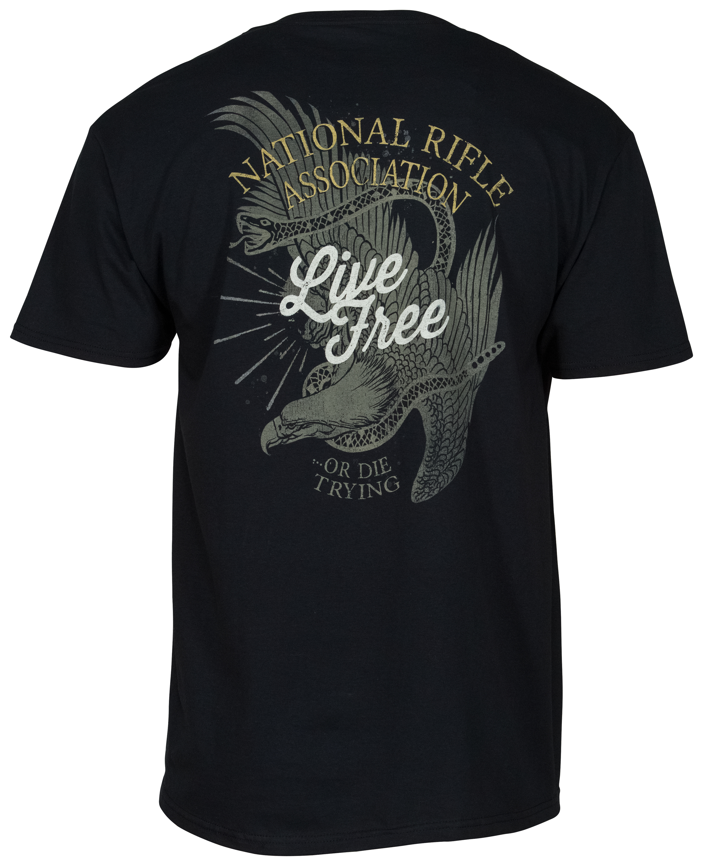 NRA Live Free Short-Sleeve T-Shirt for Men - Black - M