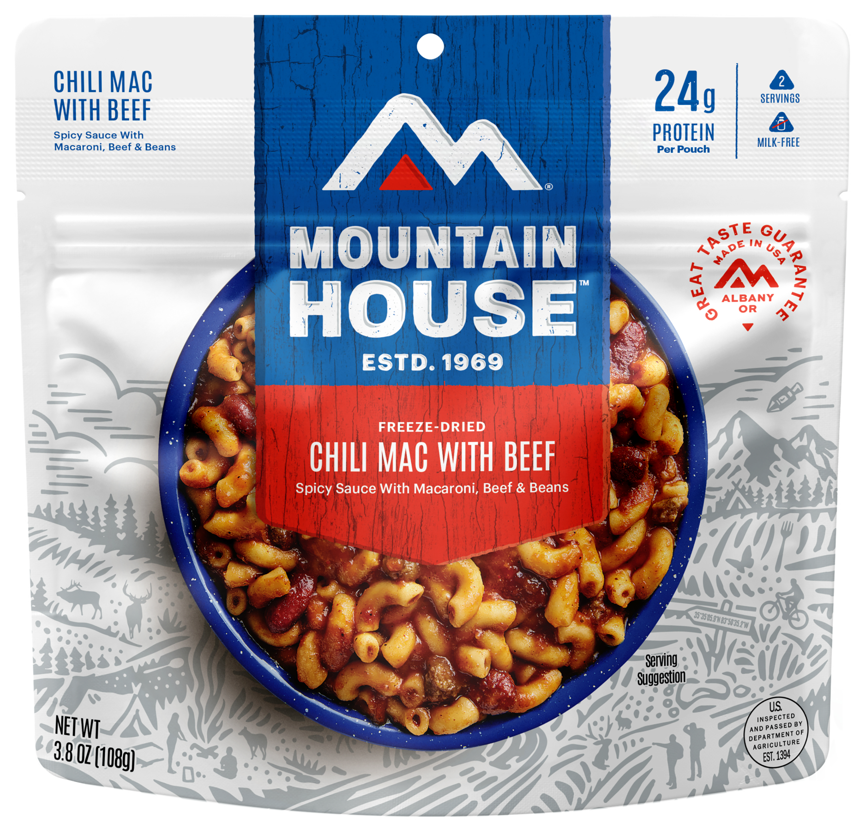Mountain House Freeze-Dried Chili Mac with Beef Entree