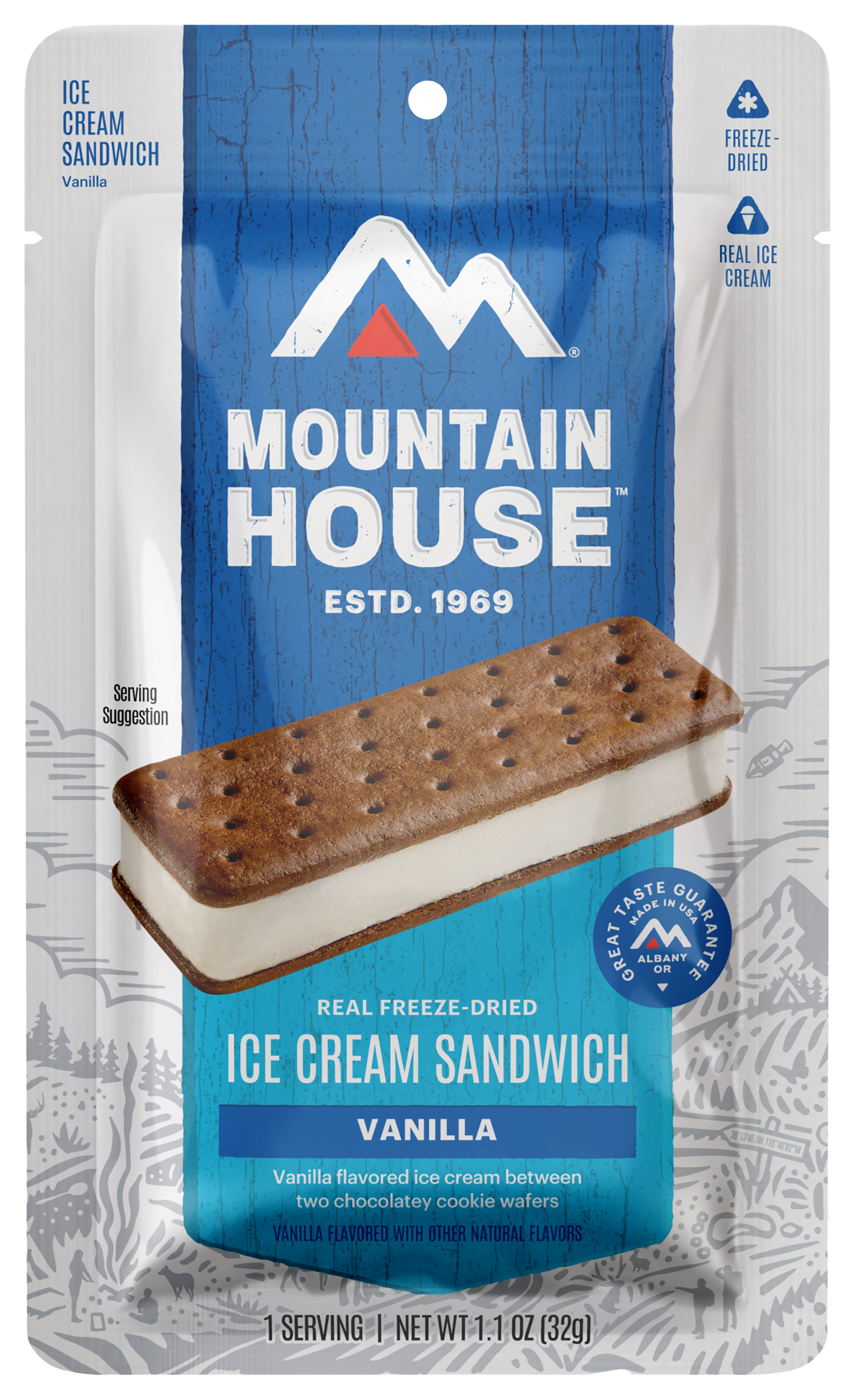 Mountain House Vanilla Ice Cream Sandwich