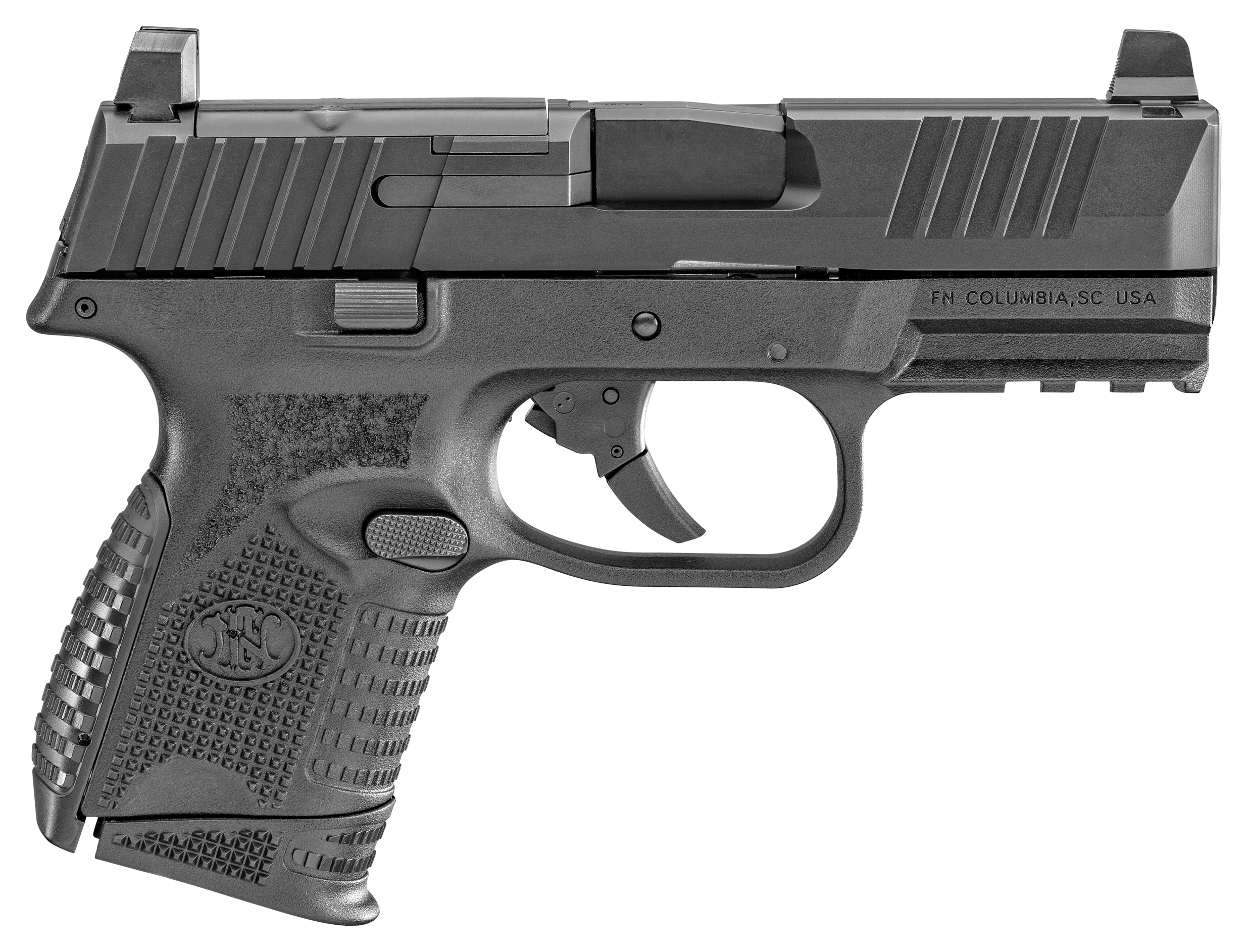 FN 509C Compact MRD SemiAuto Pistol  Black  9mm