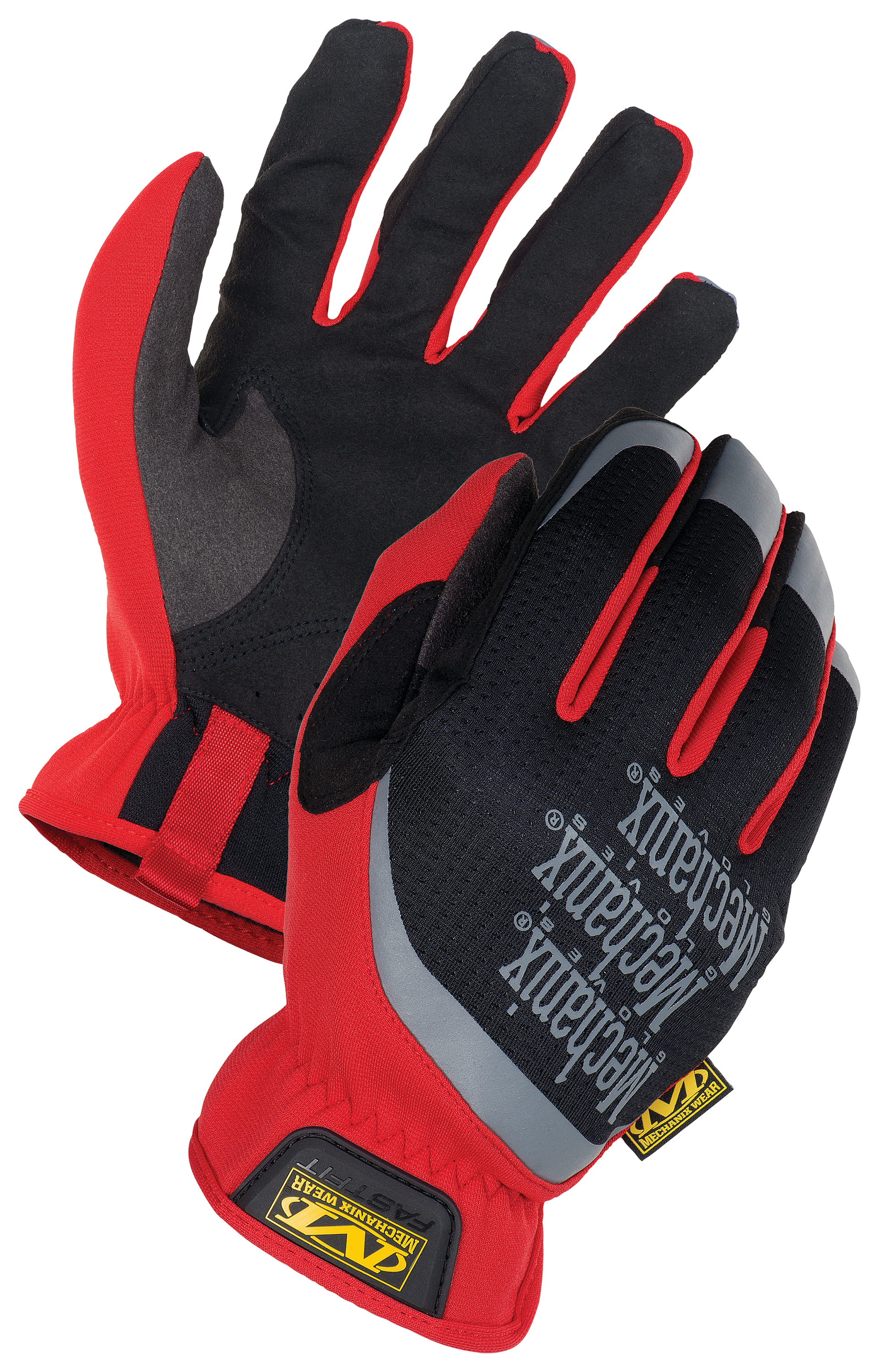 Mechanix FastFit Gloves for Men - Red - 2XL