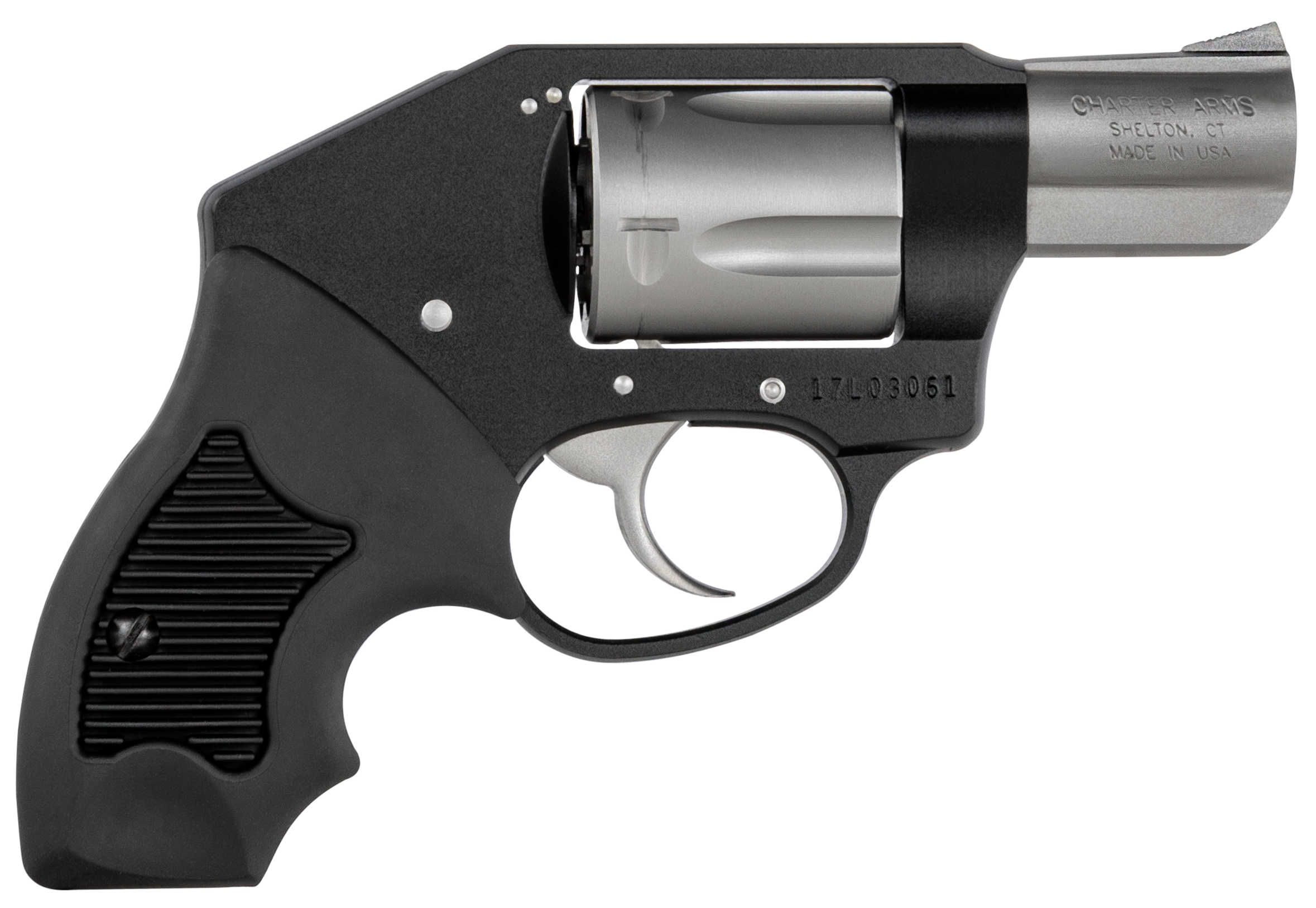 Charter Arms Off Duty Revolver  38 Spl  Black Anodized Frame