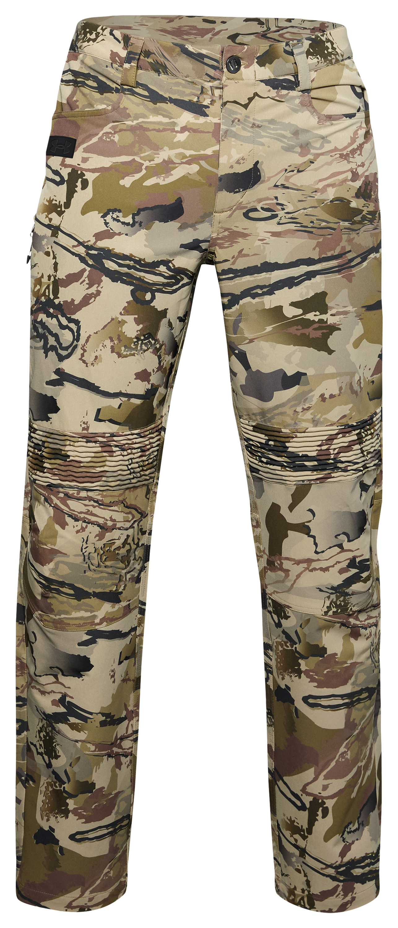 Image of Under Armour Hardwoods STR Pants for Men - UA Barren Camo - 36x32