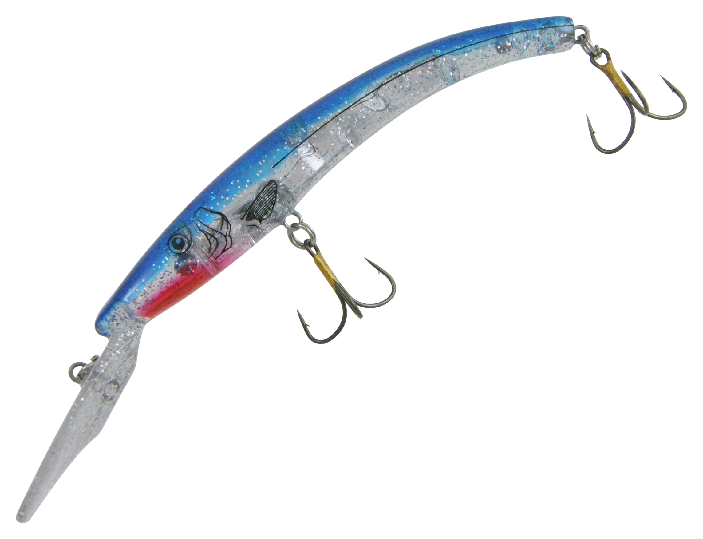 Image of Reef Runner Deep Diver 800 Crankbait - Blue Sparkle Flash - 4-3/4'