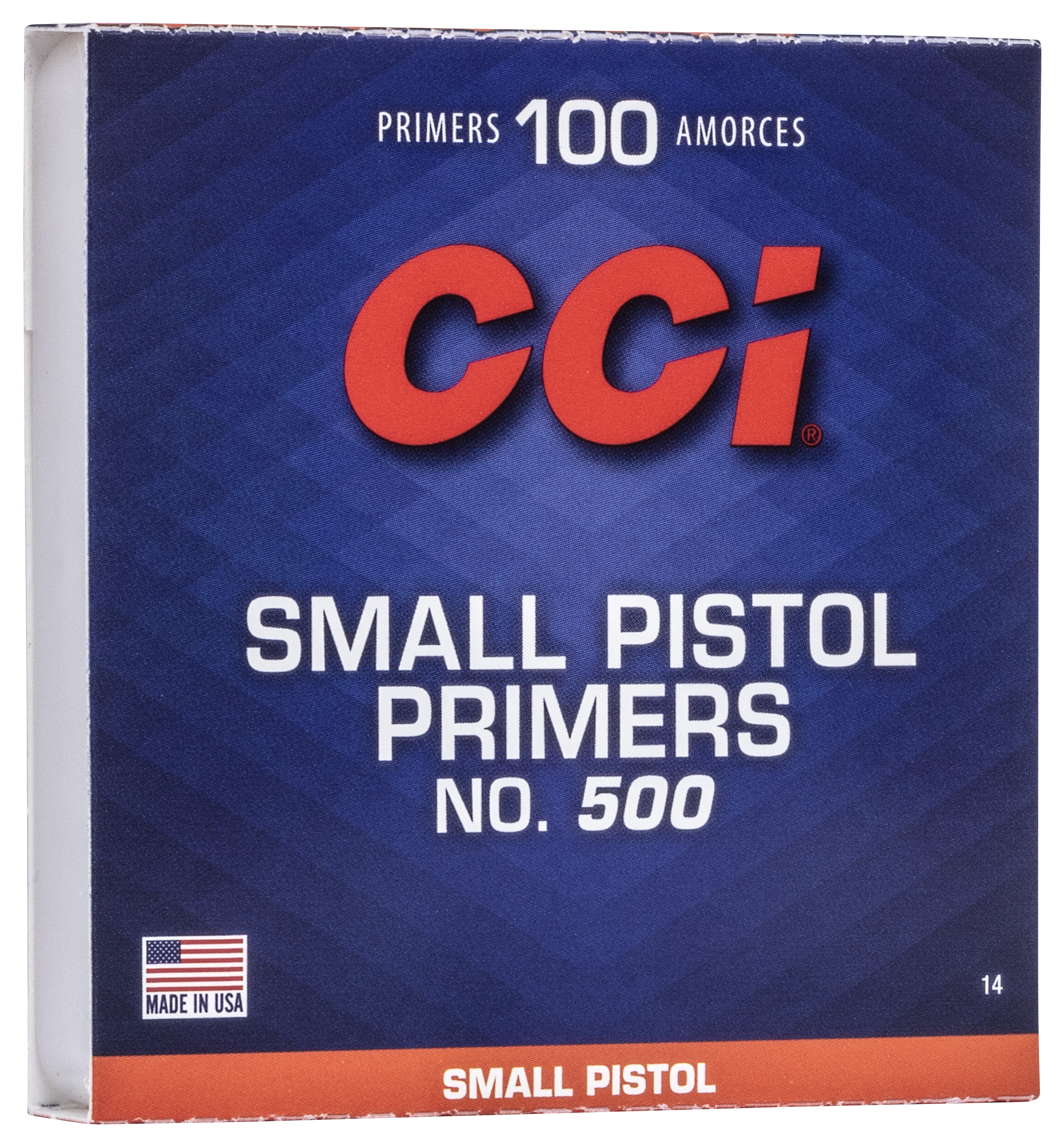 CCI Standard Small Pistol Primers - 500 - 100 - CCI