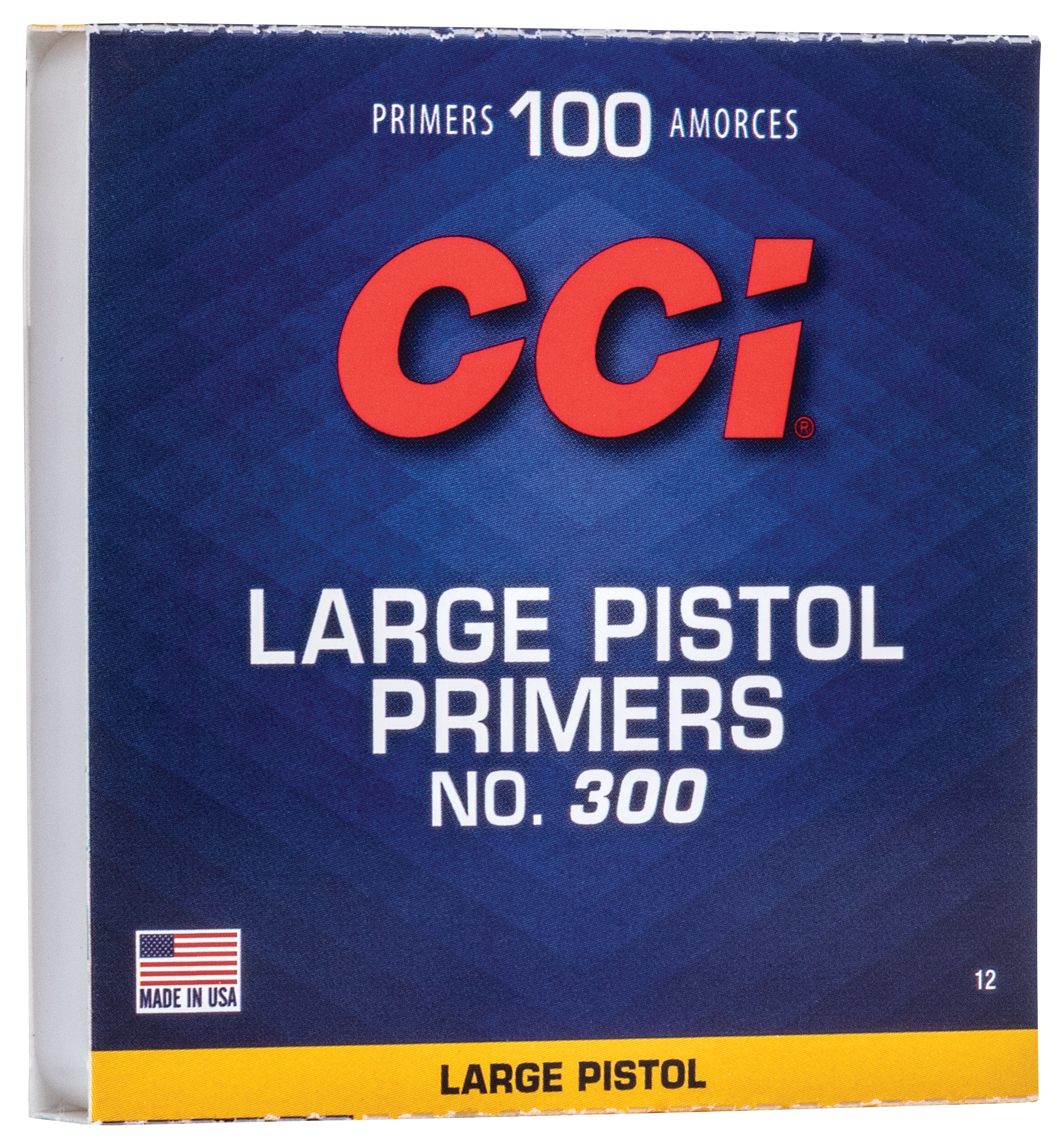 CCI Standard Large Pistol Primers - 300 - 100 - CCI