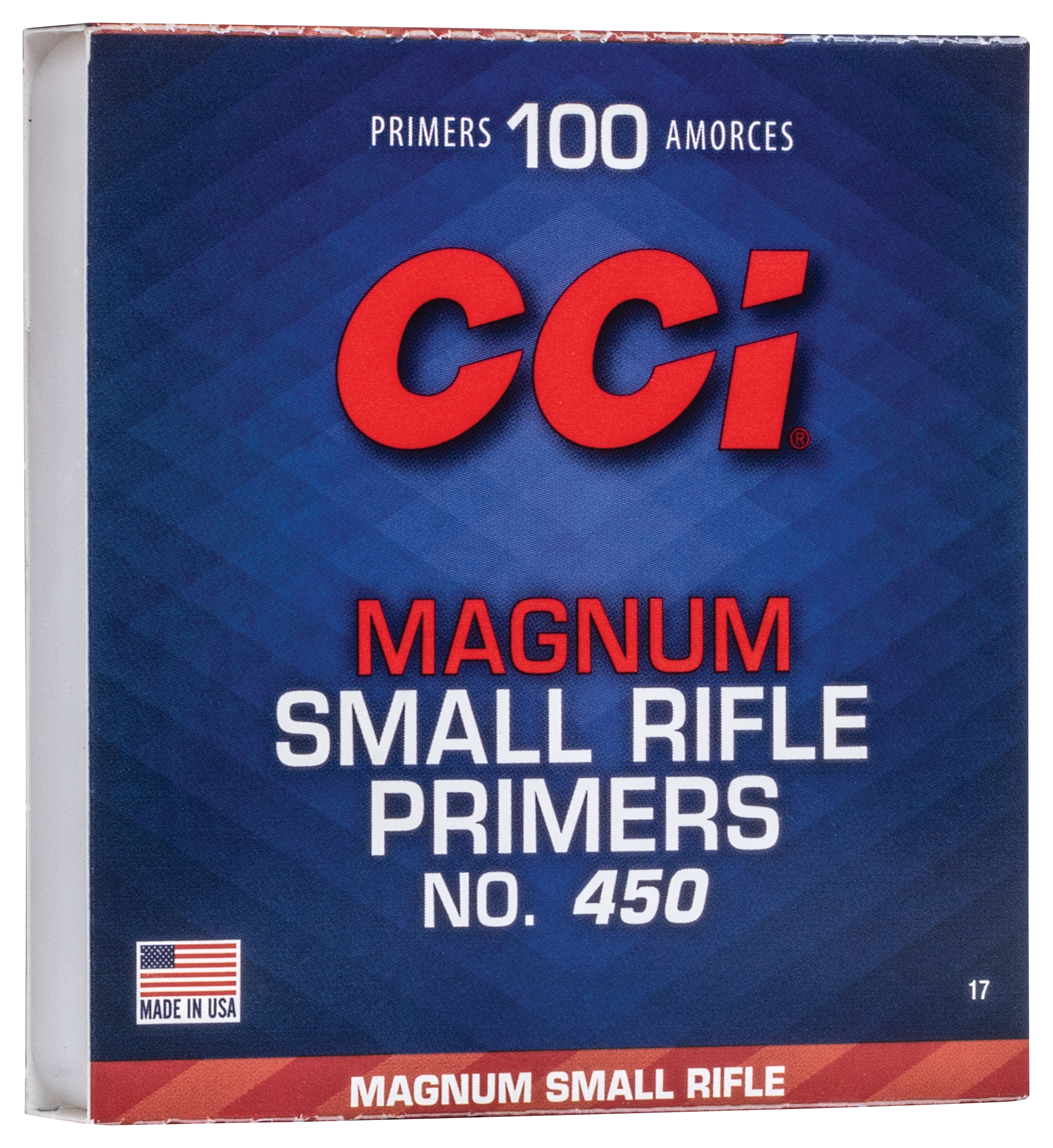 CCI Standard Small Rifle Magnum Primers - 450 - 100 - CCI