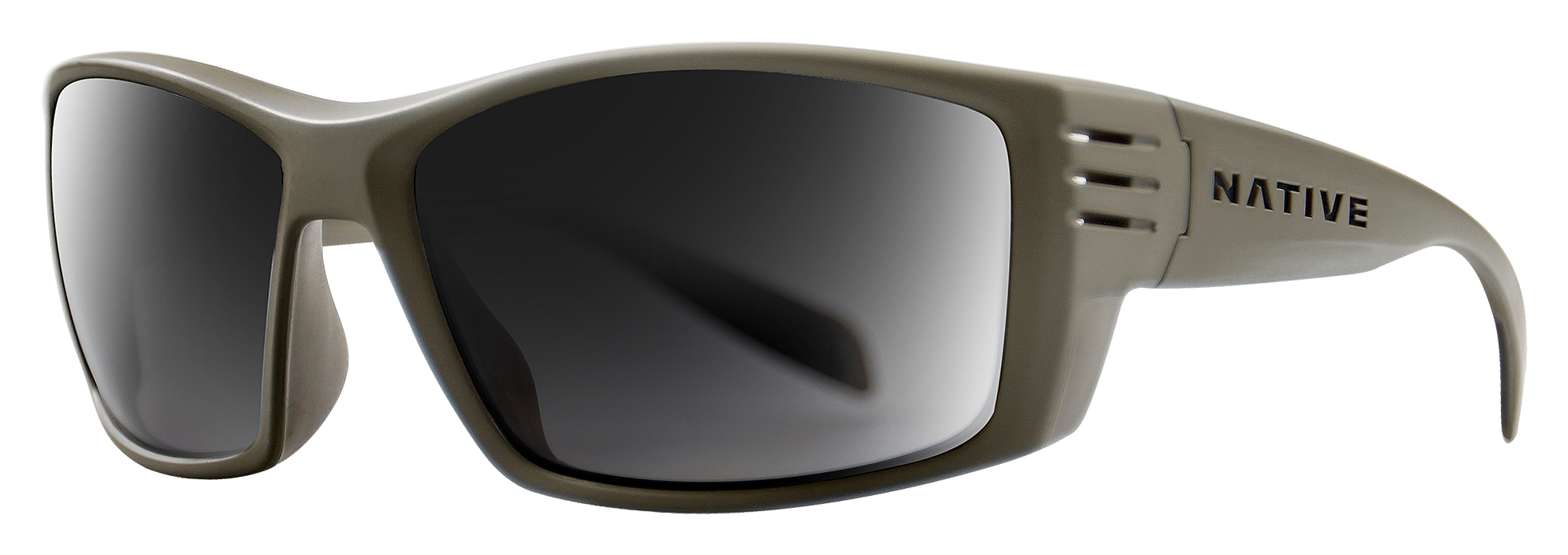 Native Eyewear Raghorn XD9019 Polarized Sunglasses - Desert Tan/Gray - Medi