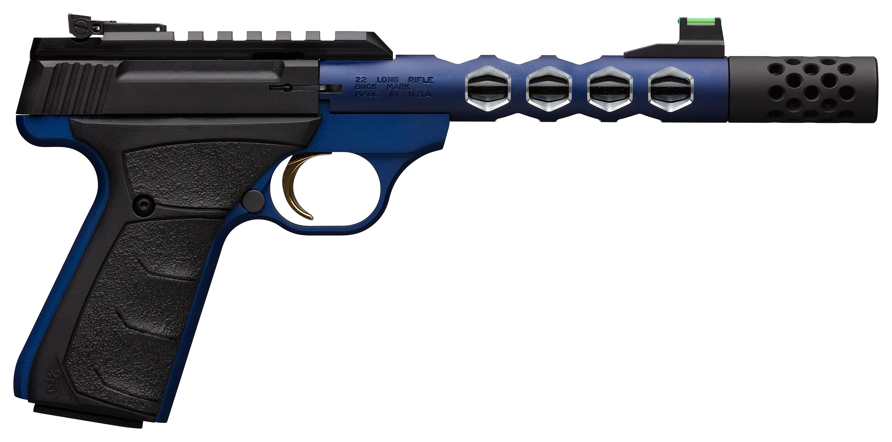 Browning Buck Mark Plus Vision UFX Semi-Auto Pistol - Anodized Blue - Browning