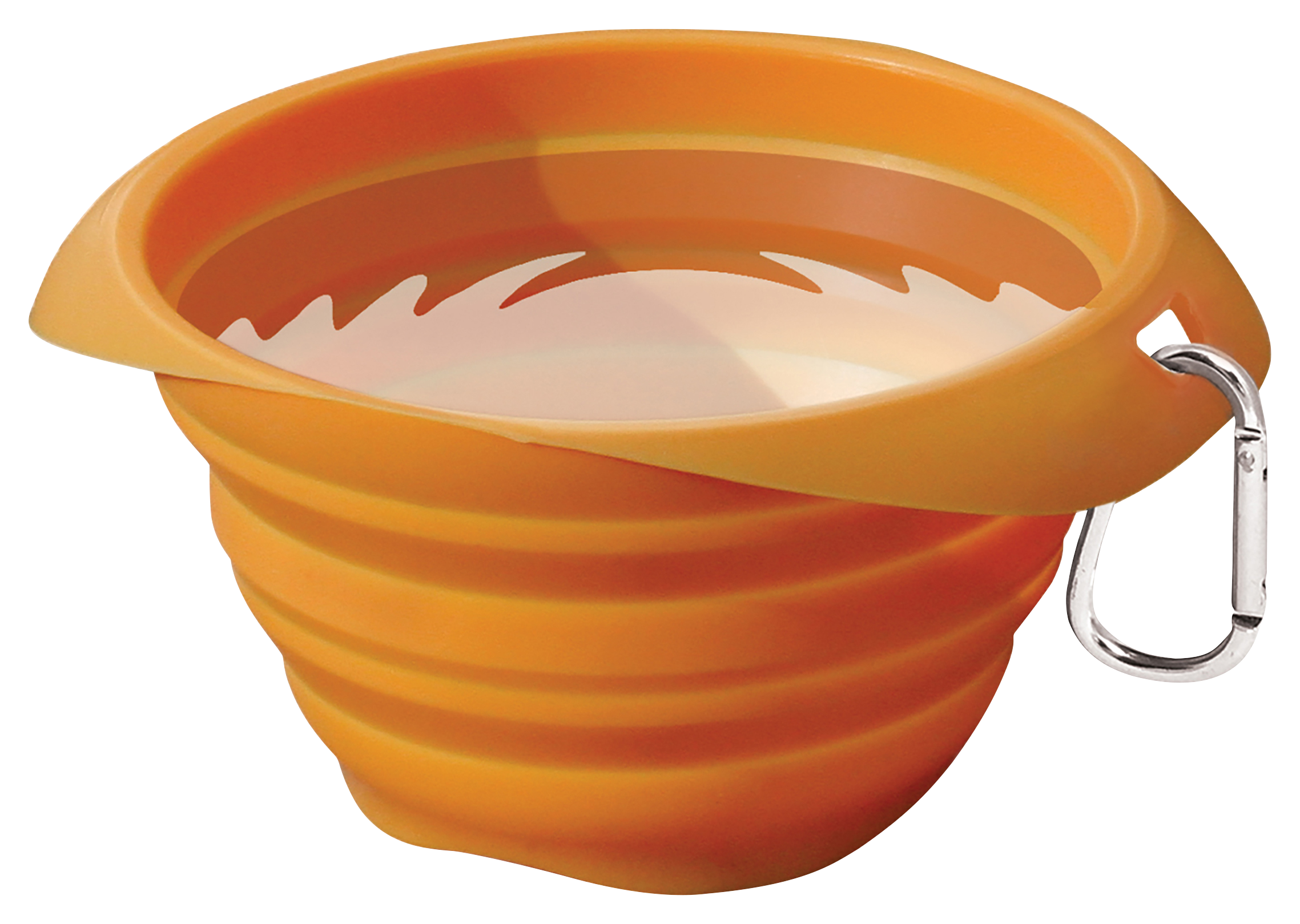 Kurgo Collaps A Bowl Dog Bowl - 24 oz - Orange - Kurgo