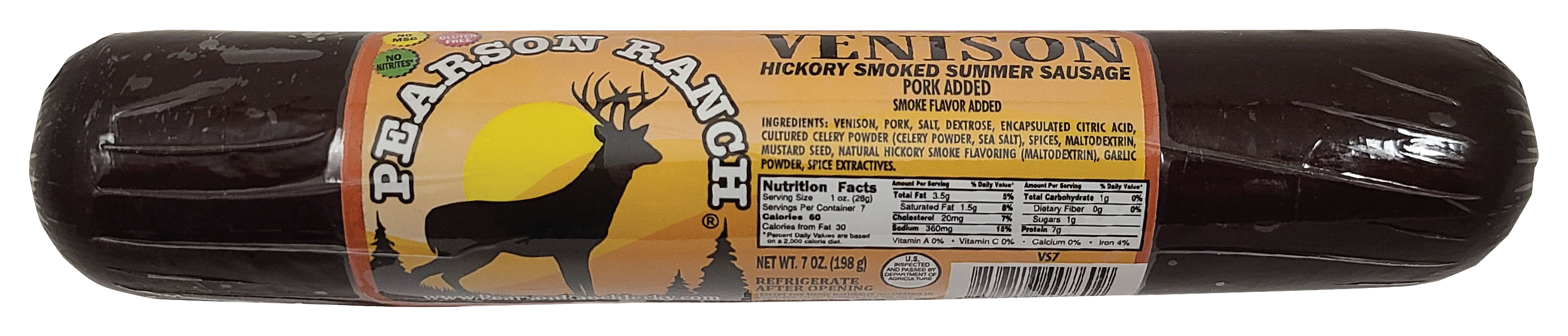 Pearson Ranch Hickory Smoked Venison Summer Sausage