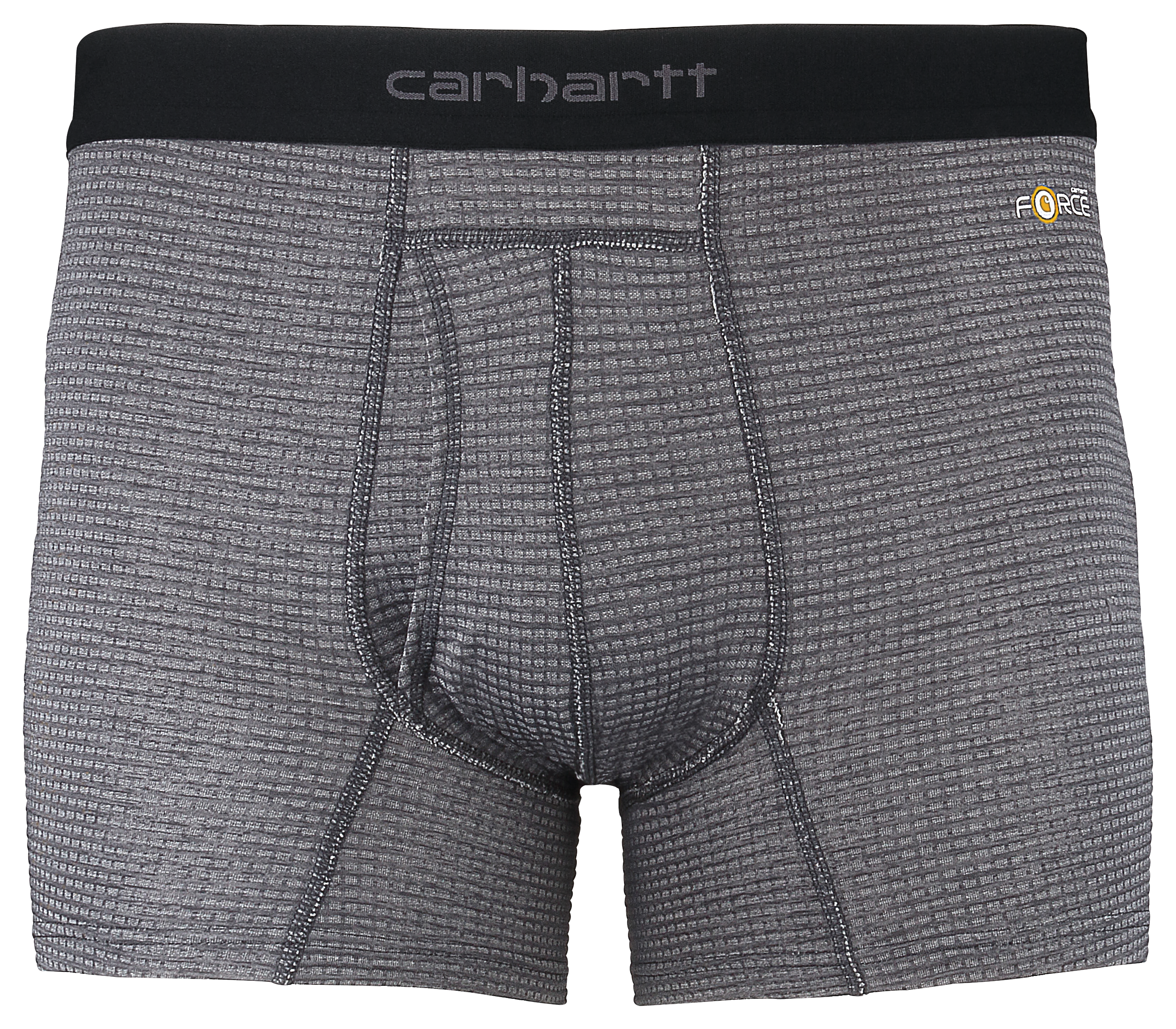 Image of Carhartt Base Force 5″ Tech Boxer Briefs for Men - Shadow Grid - 2XL