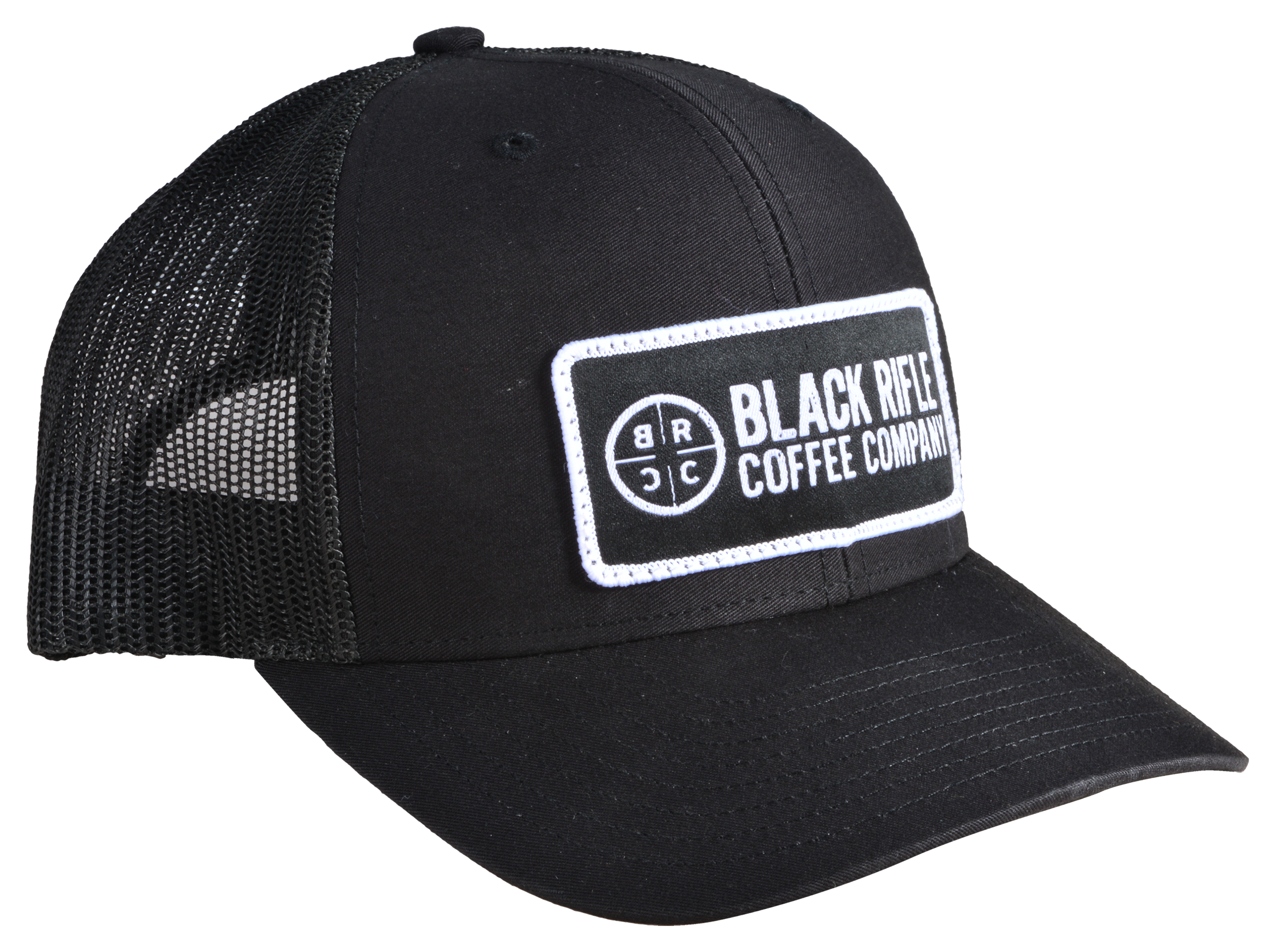 Black Rifle Coffee Company Low-Profile Logo Patch Trucker Cap - Black Rifle Coffee Company