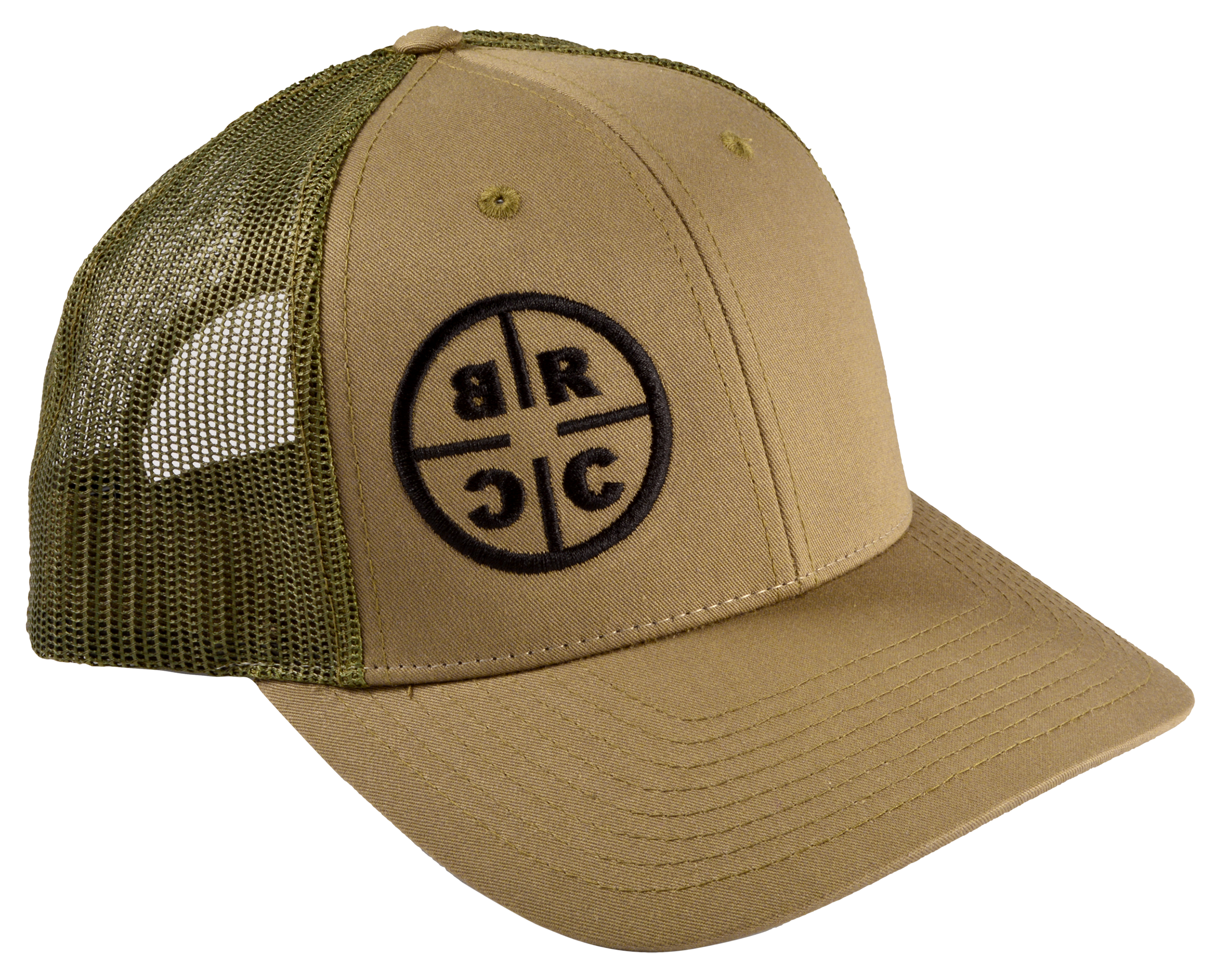 Black Rifle Coffee Company Low-Profile Circle Logo Trucker Cap - Loden - Black Rifle Coffee Company