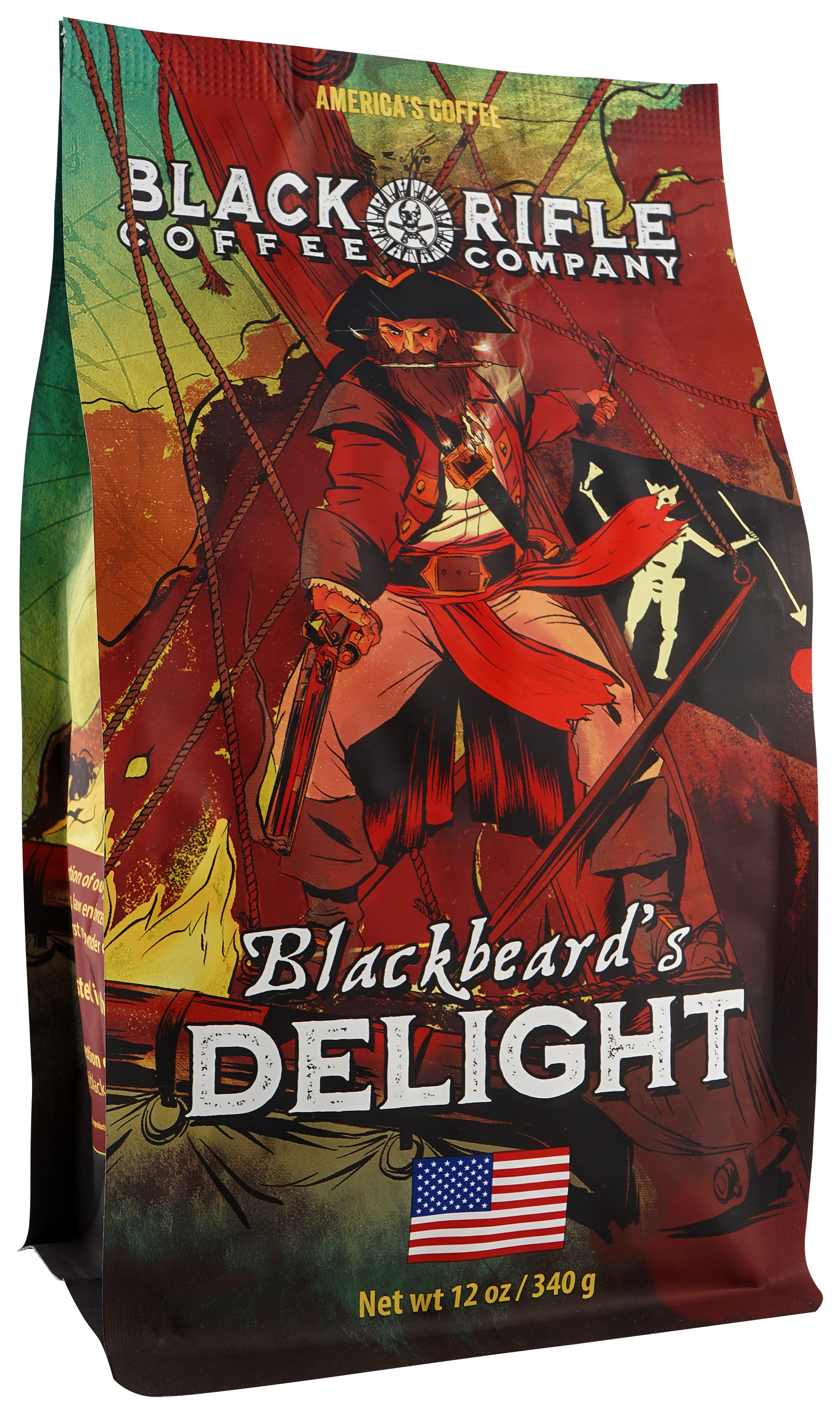 Black Rifle Coffee Company Blackbeard's Delight Roast Ground Coffee