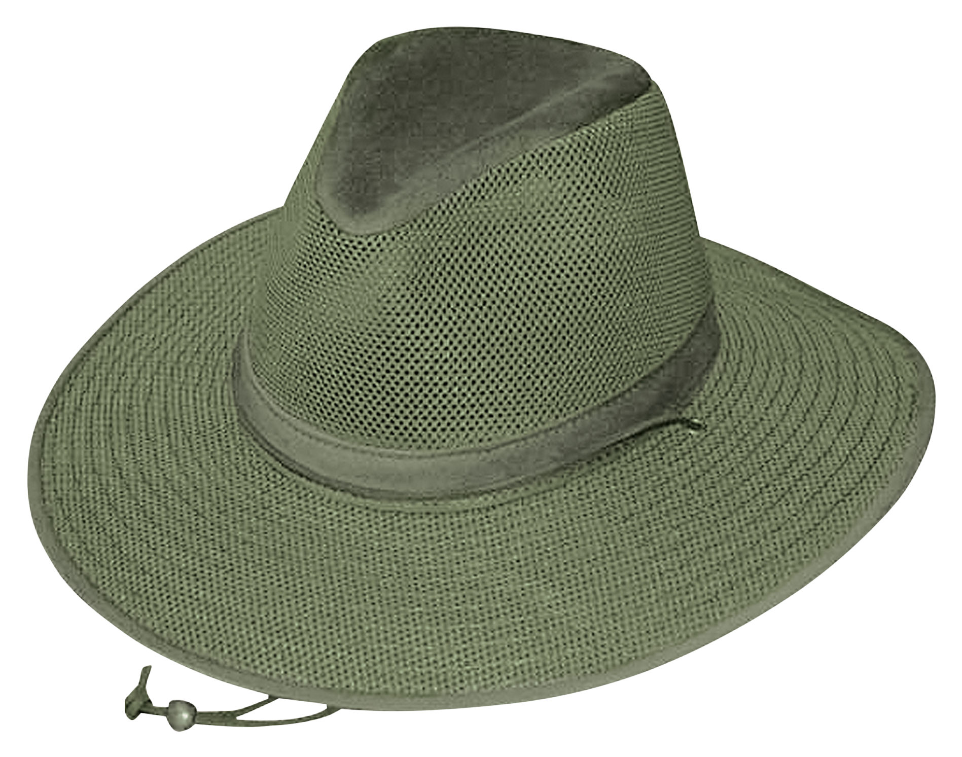 Henschel Crushable Vented Sun Hat for Men - Olive - S