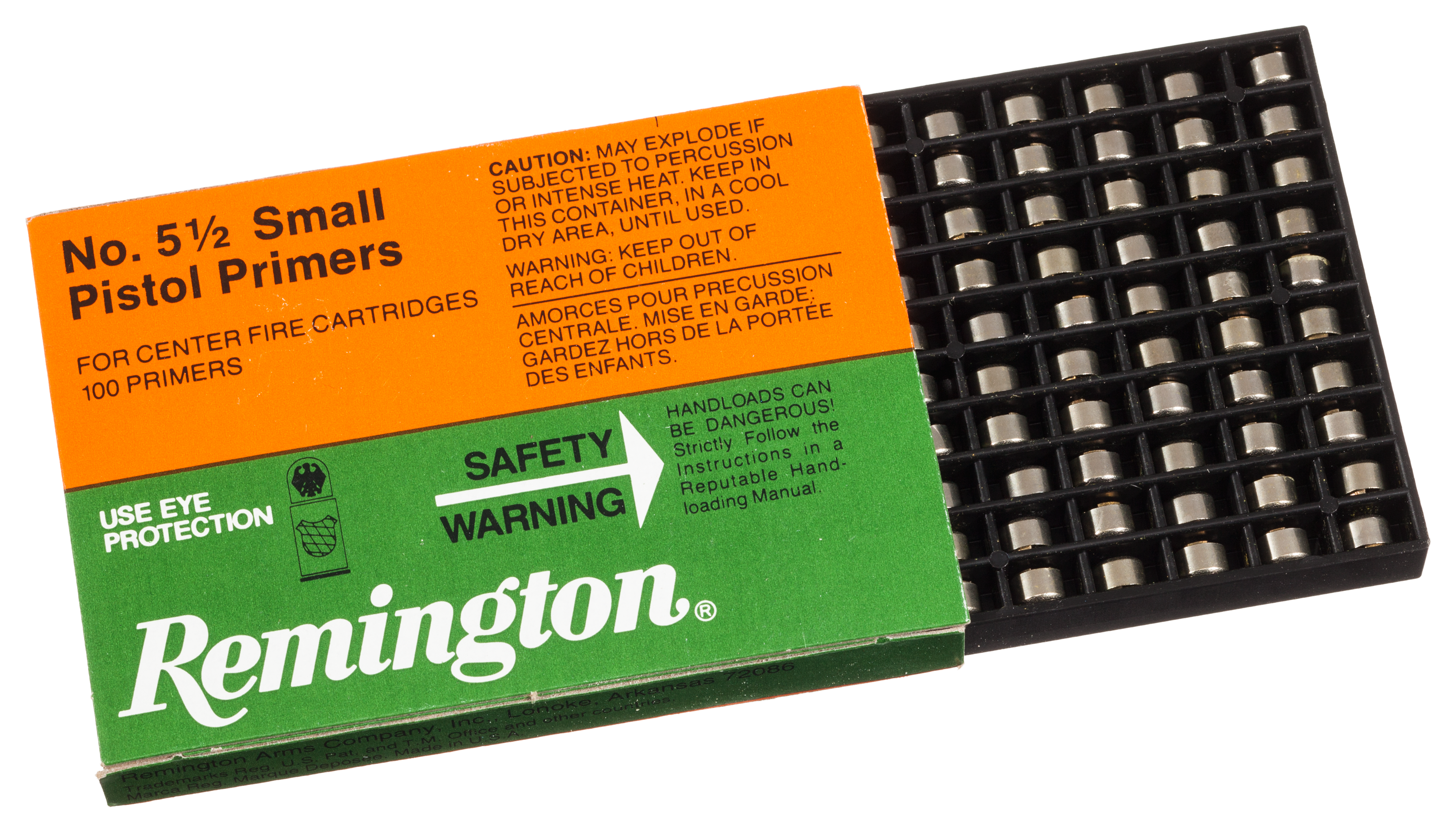 Remington Kleanbore Centerfire Small Pistol Primers - 5-1/2 - 100 - Remington