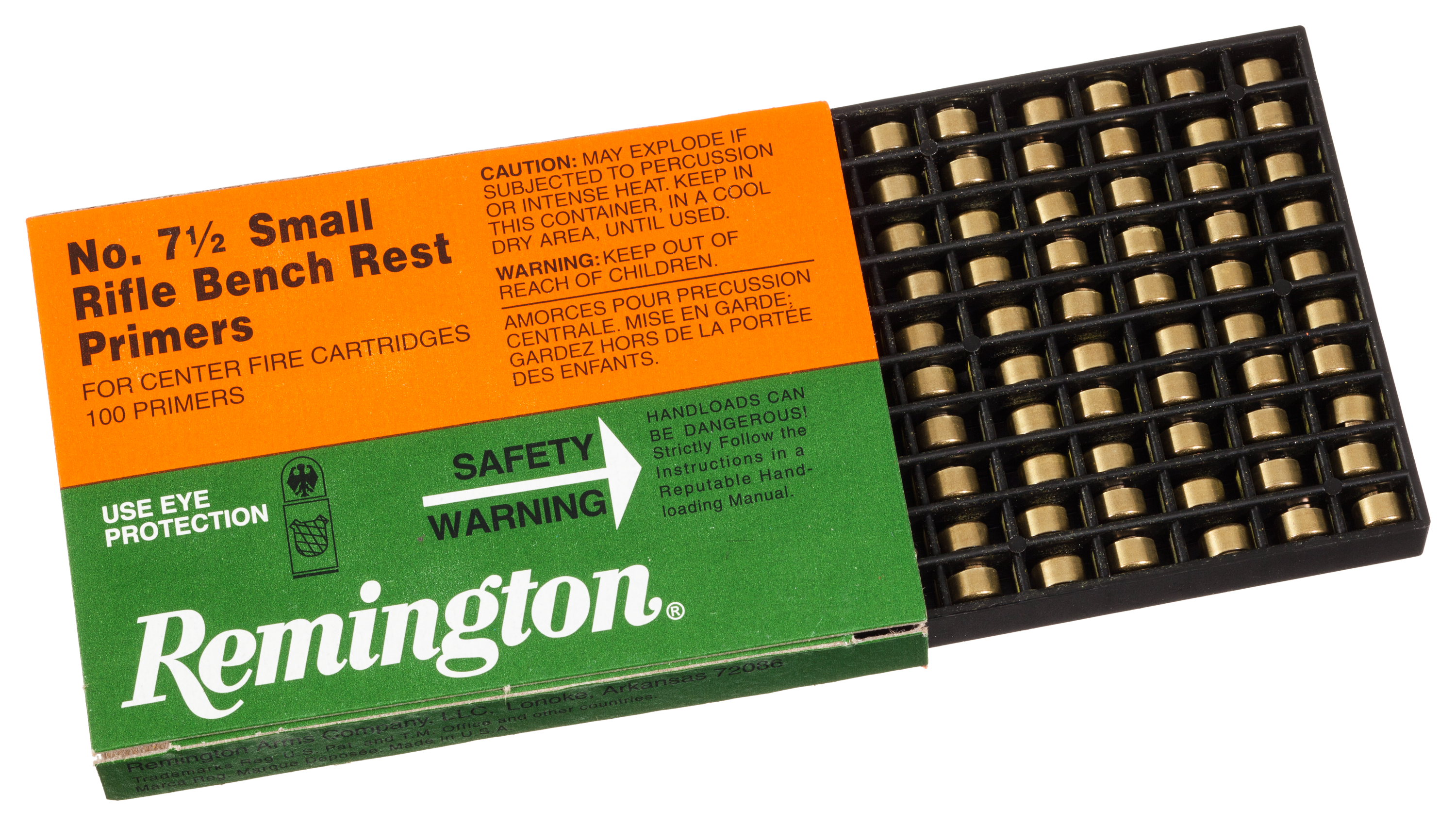 Centerfire Small Rifle Bench Rest Primers - 7-1/2 - 100 - Remington