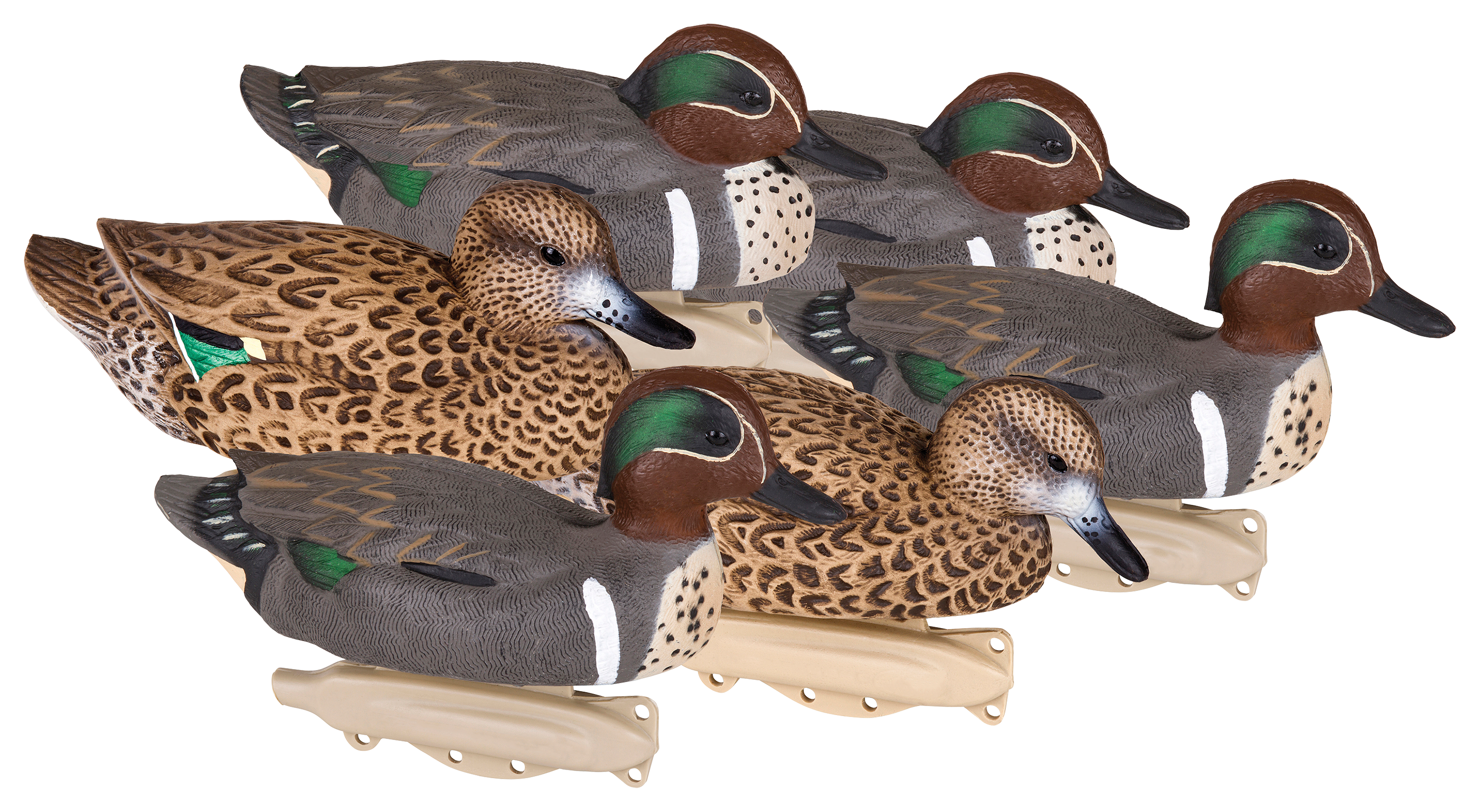 Flambeau Storm Front2 Classic Floater Green-Winged Teal Duck Decoys