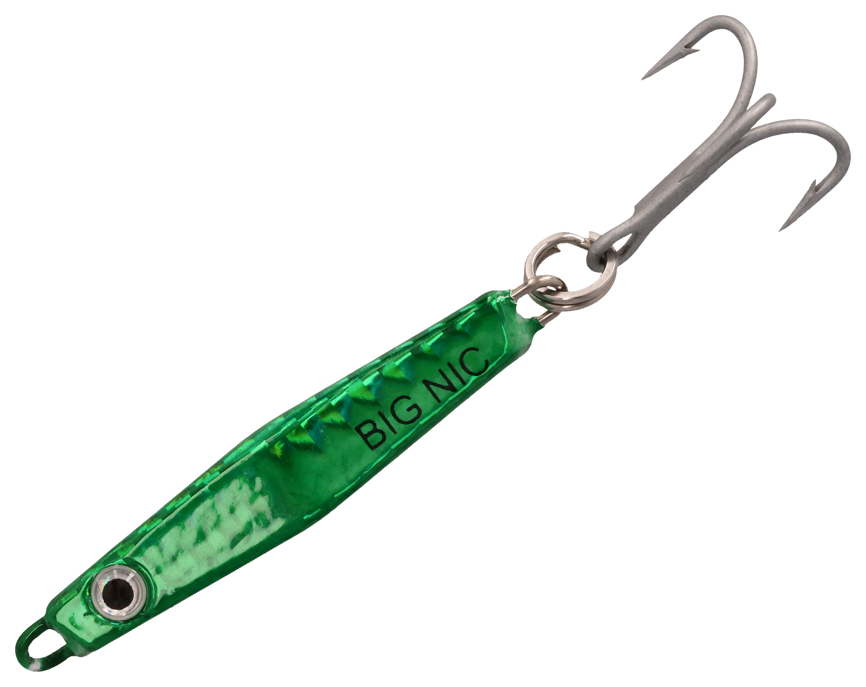 Image of Big Nic Fishing Diamonds Jig - Green - 2″