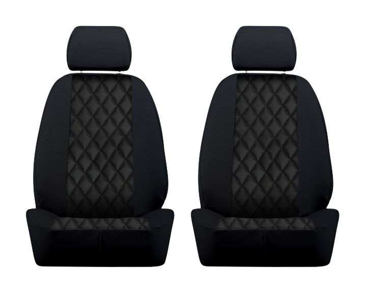 Image of Ruff Tuff Perforated Sof-Touch Diamond Quilt Seat Cover with Sof-Touch Trim