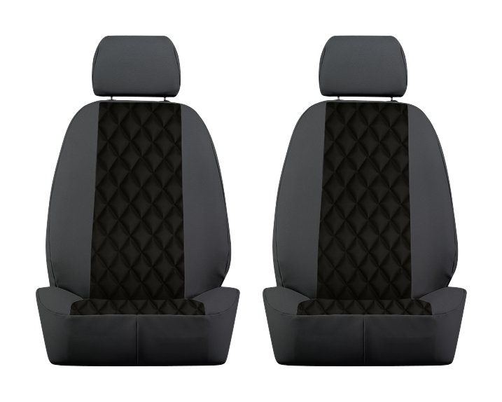 Image of Ruff Tuff Sof-Touch Diamond Quilt Seat Cover with Sof-Touch Trim