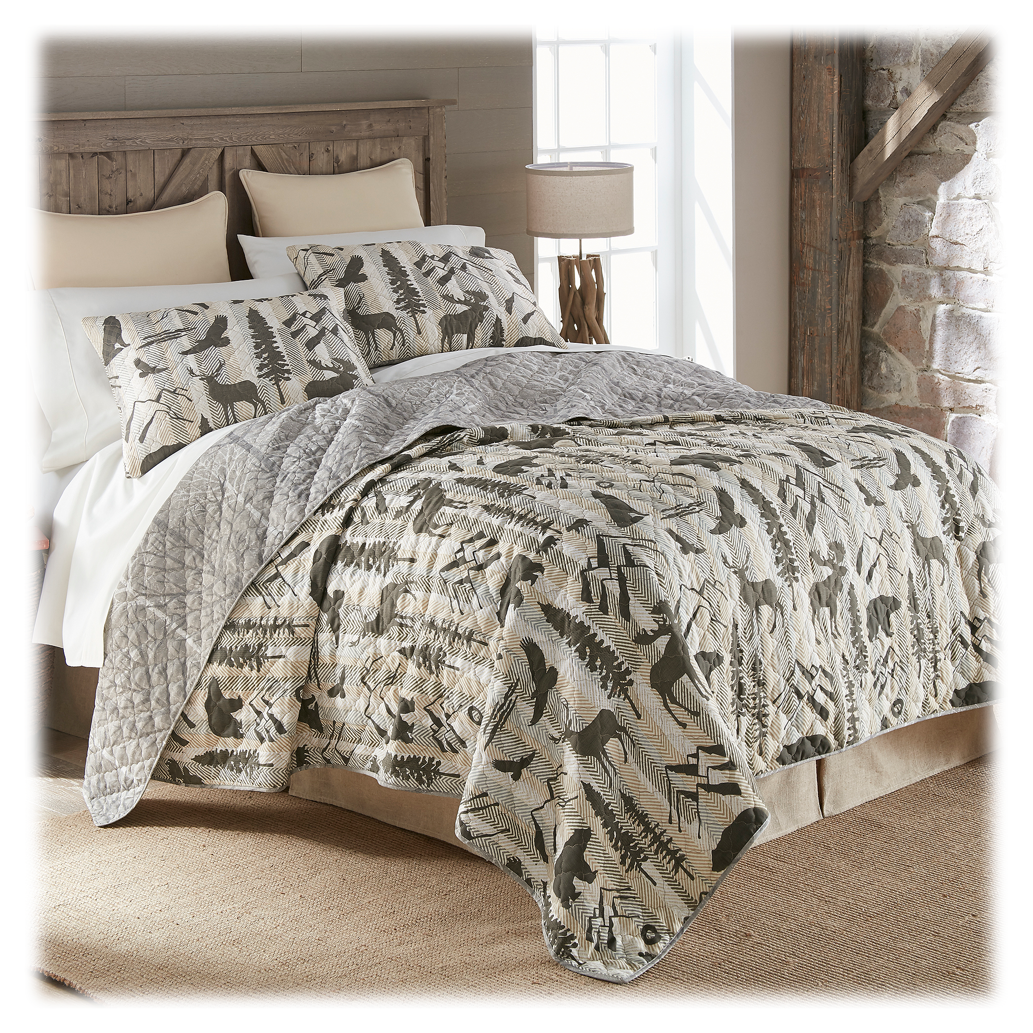 Donna Sharp Forest Weave Bedding Collection Quilt Set - King
