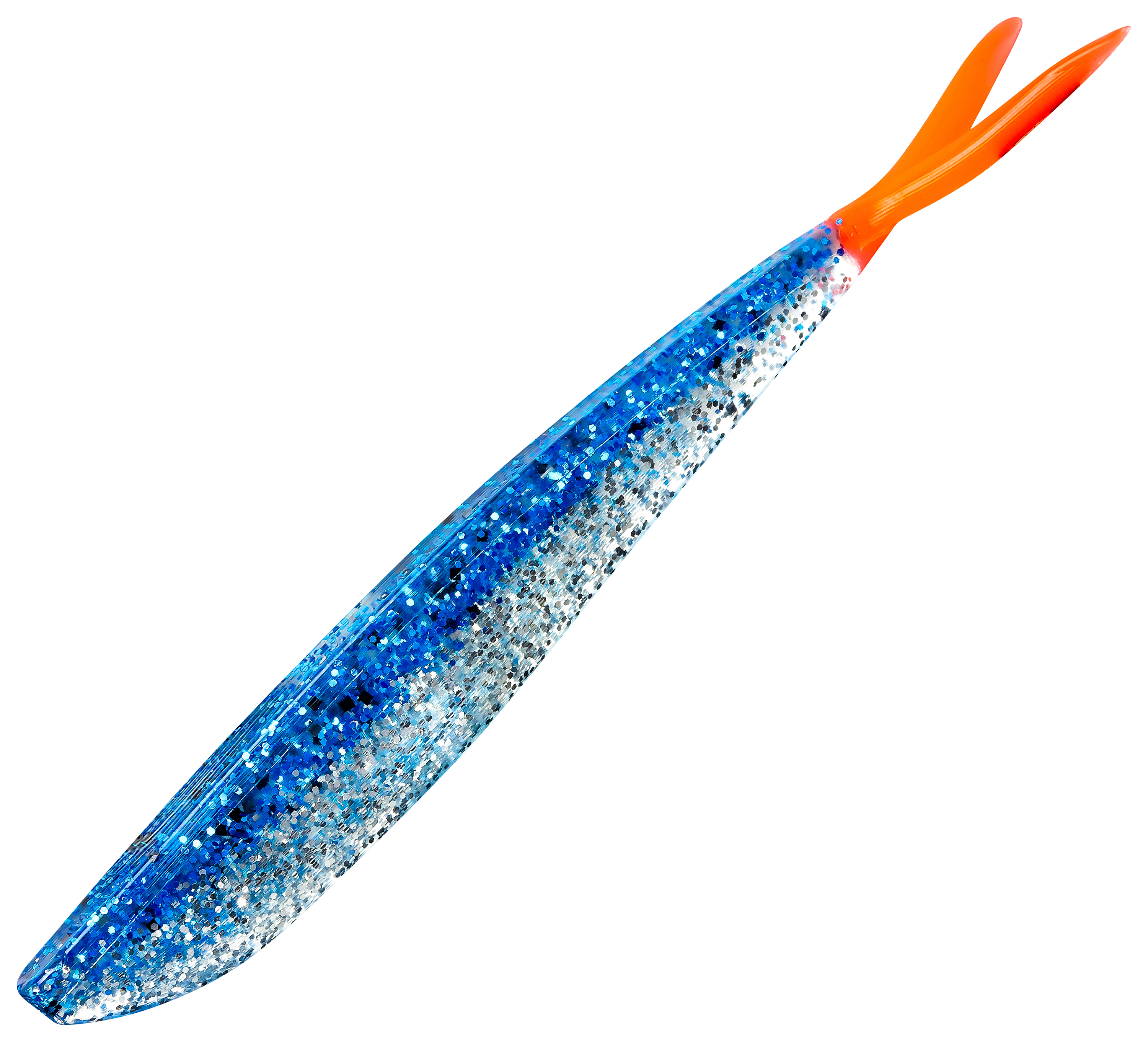Image of Lunker City Fin-S Fish - 4″ - Blue Ice/Firetail