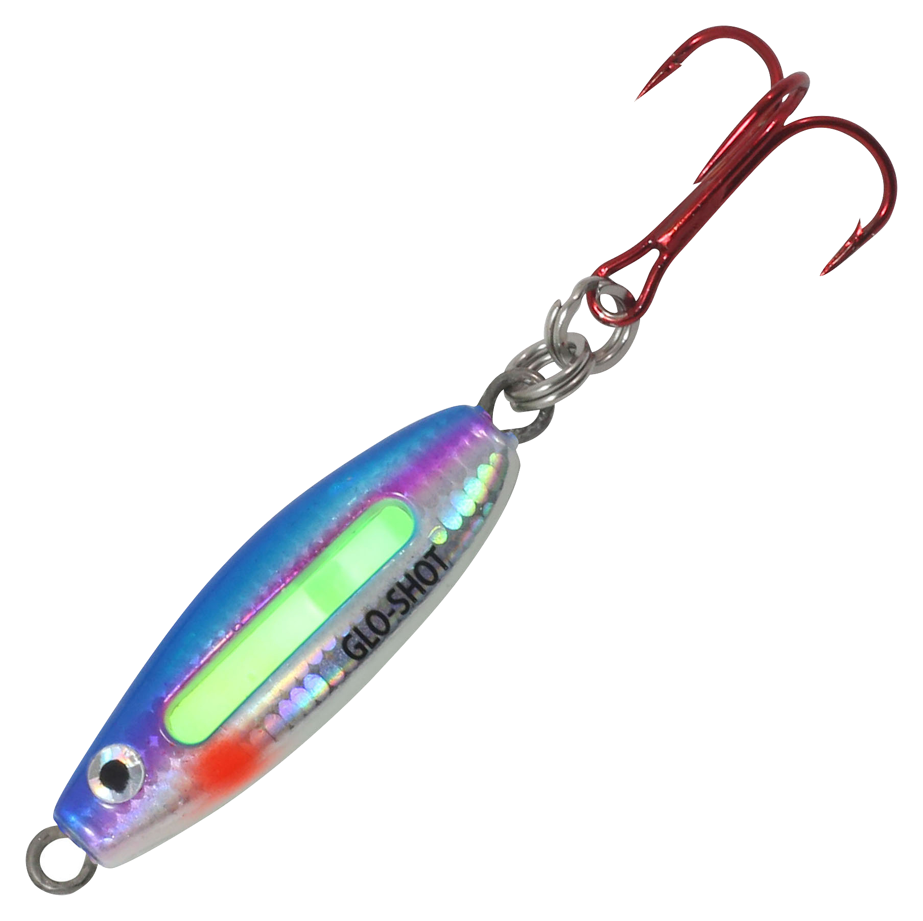 Image of Northland Glo-Shot Fire-Belly Spoon - 2-1/4″, 1/8 oz. - Super Glo Rainbow