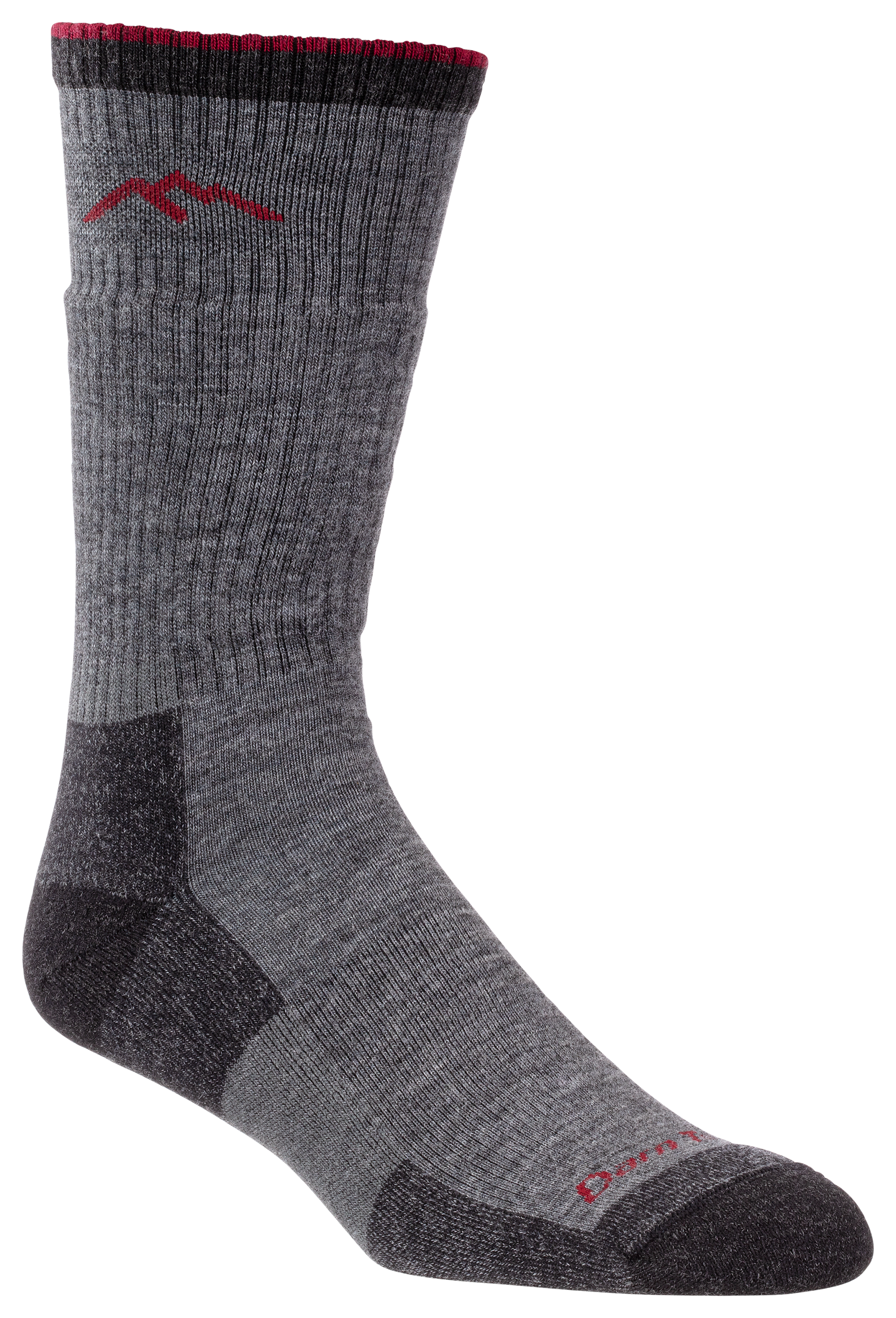 Image of Darn Tough Hiker Boot Merino Wool Mid Cushion Socks for Men - Charcoal - L