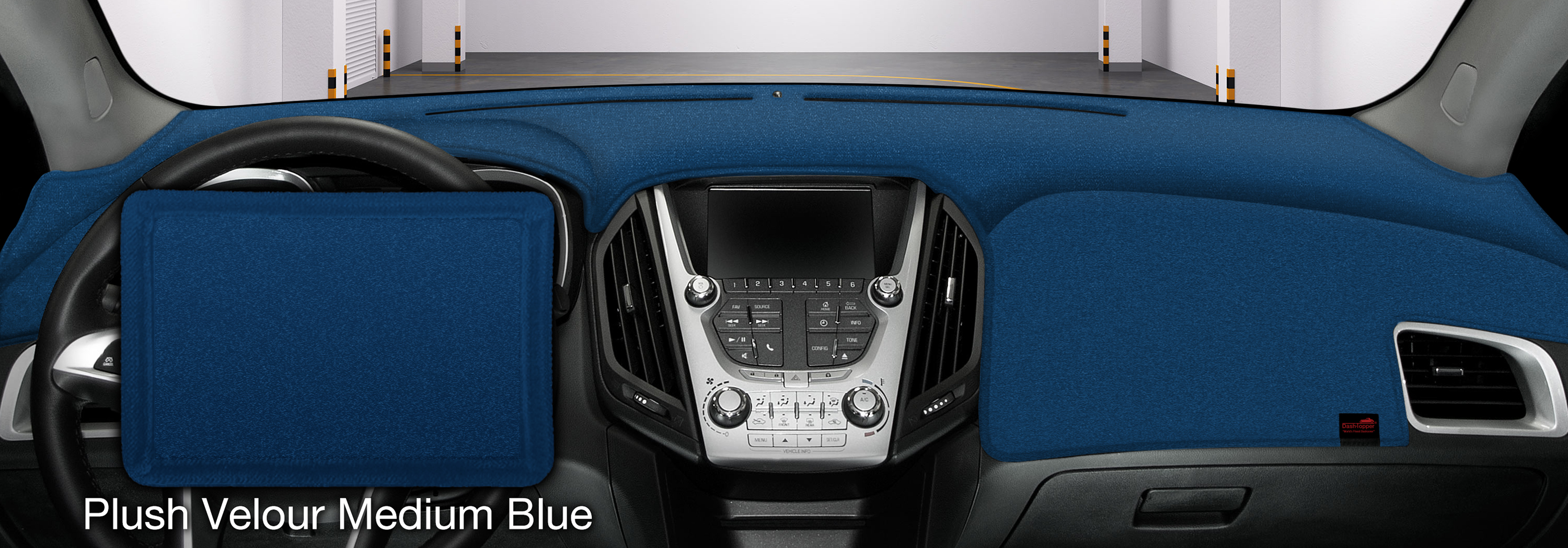 Dash Designs Plush Velour Dashboard Cover