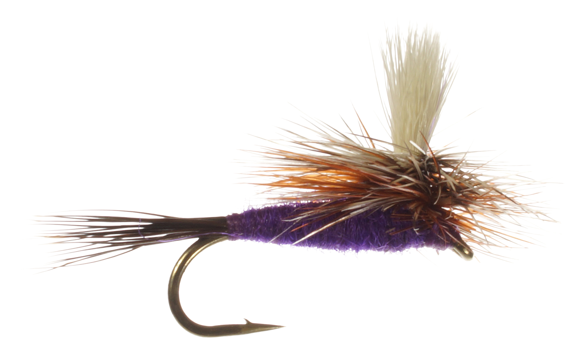 Rainys Parachute Adams Fly - 10 - Purple