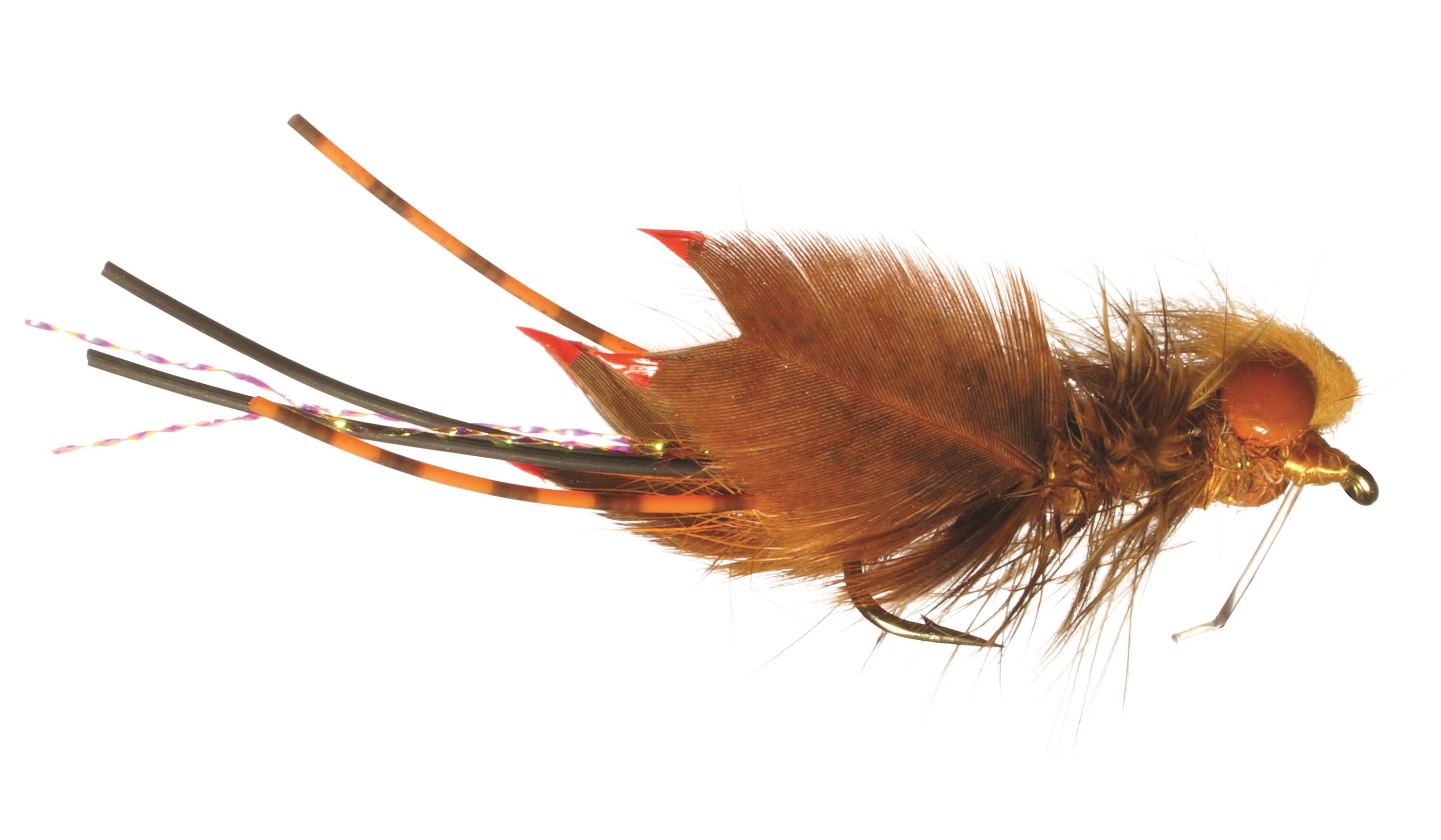 Rainys Whitlocks NearNuff Crayfish Fly - 8 - Golden Brown
